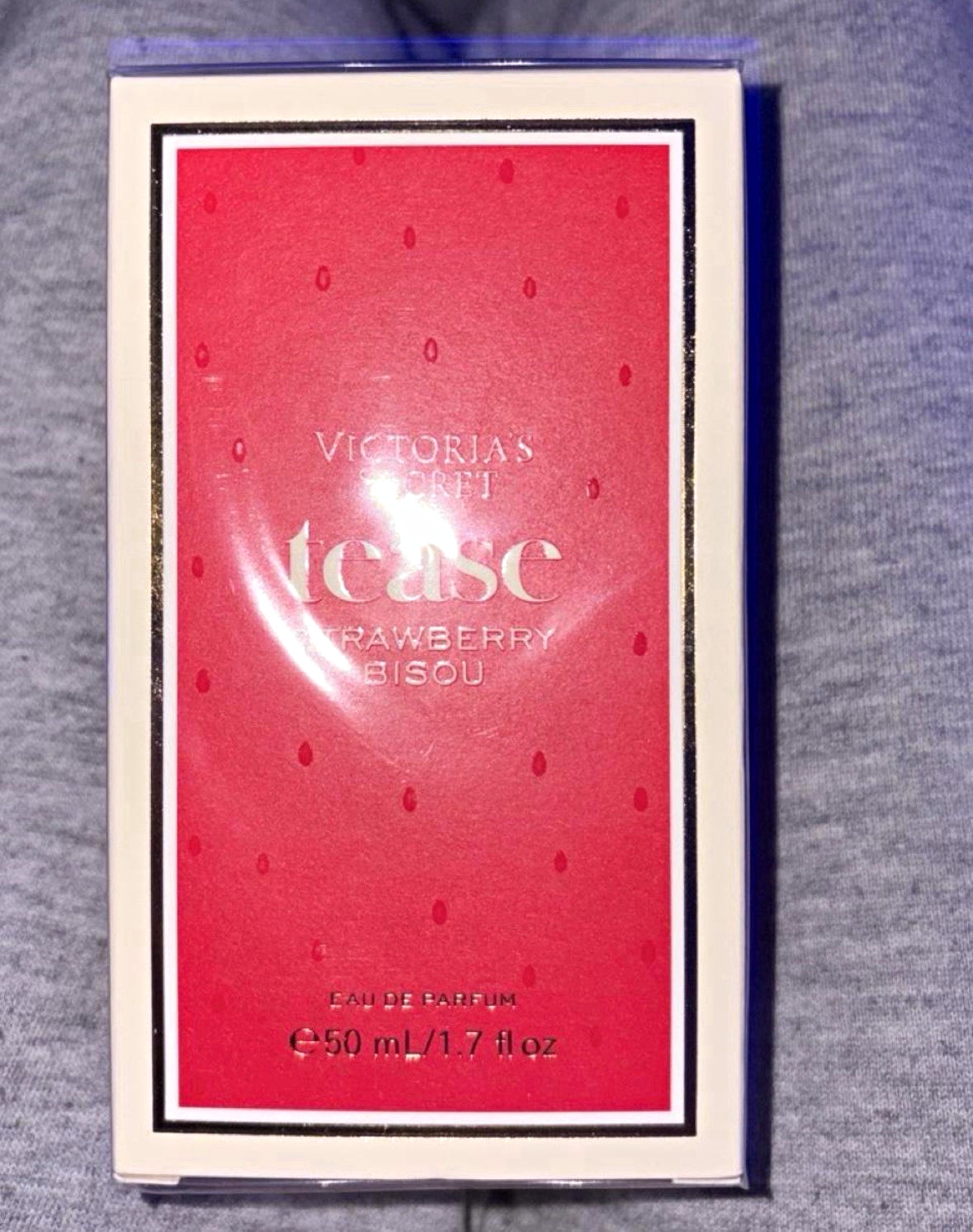 Victoria\'s Secret Tease Strawberry Bisou Eau de Parfum Spray, Strawberry 1.7 oz Victoria\'s Secret Tease Strawberry Bisou Eau de Parfum Spray, Strawberry 1.7 oz