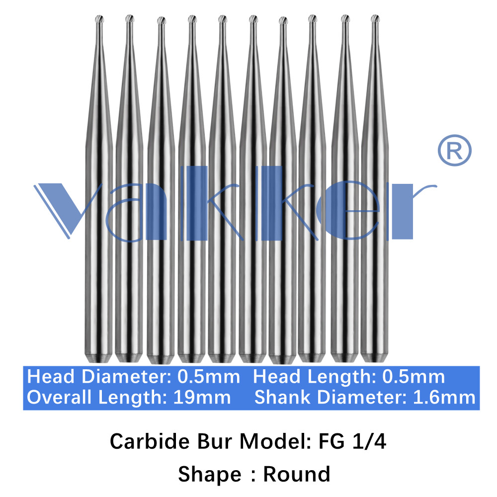 10/Pk Dental Carbide Burs for High Speed Handpiece 19mm FG 25mm FG SURG Surgical 10/Pk Dental Carbide Burs for High Speed Handpiece 19mm FG 25mm FG SURG Surgical