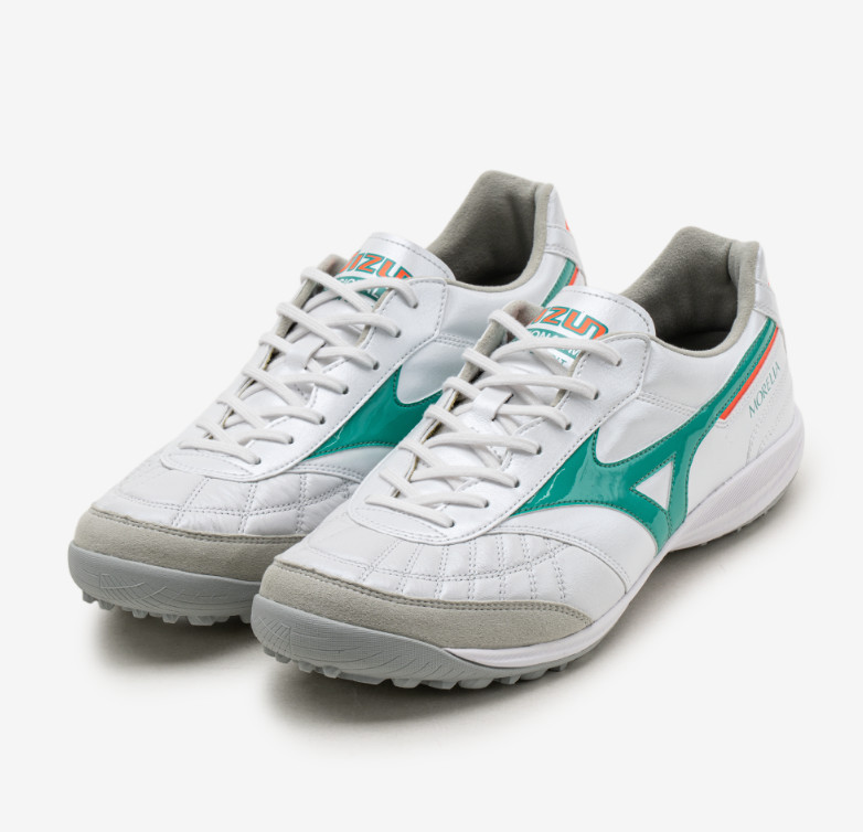 Mizuno Morelia Sala Japan TF Mens Turf Soccer Shoes White Q1GB260235