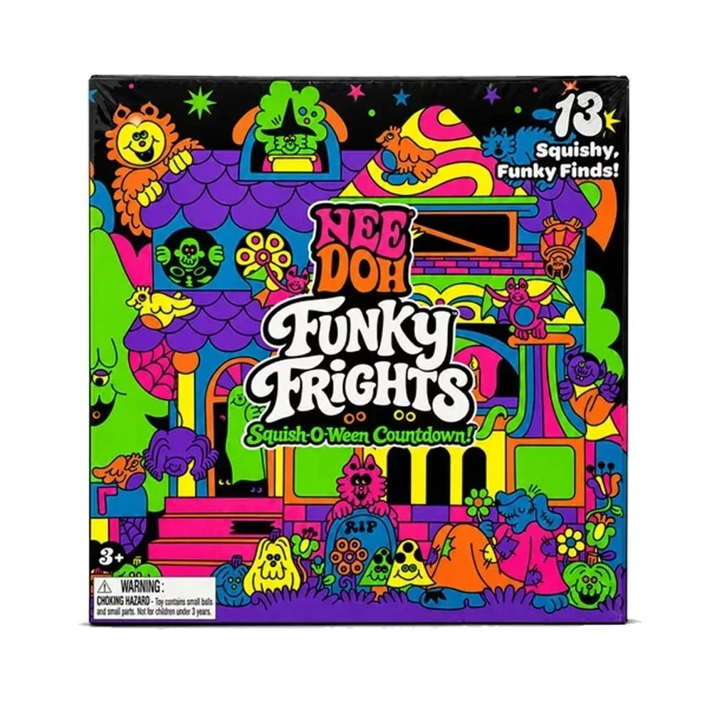 HOT 2026 NeeDoh Advent Calendar Halloween Funky Frights Squish-O-Ween