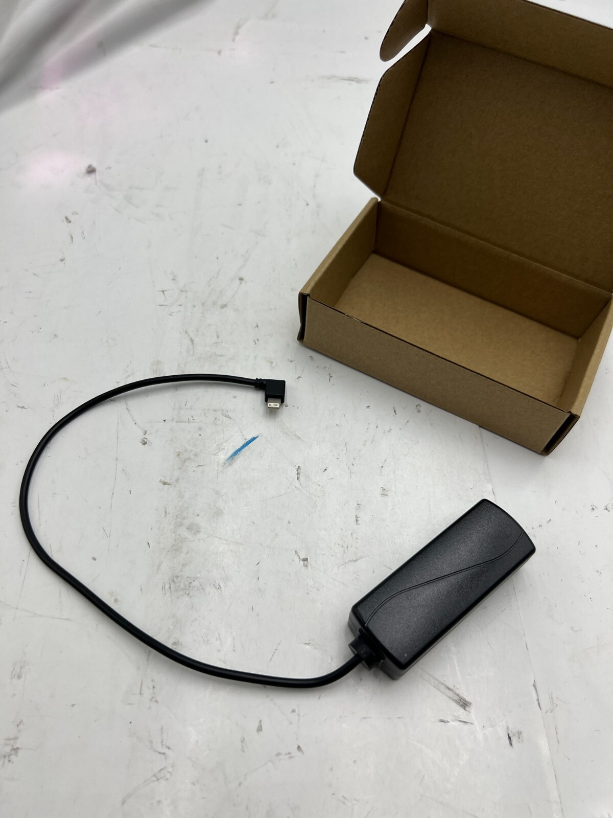Heckler Design PoE Splitter with Lightning Cable Encased Power Heavy Duty Black