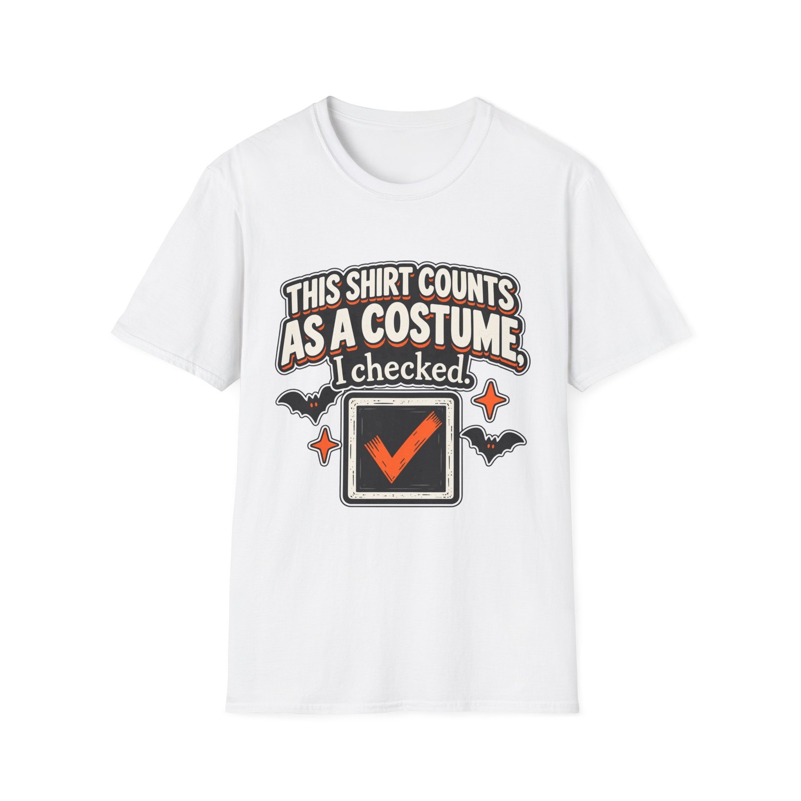 This Shirt Counts As A Costume Halloween T Shirt Funny Lazy Costume Tee
