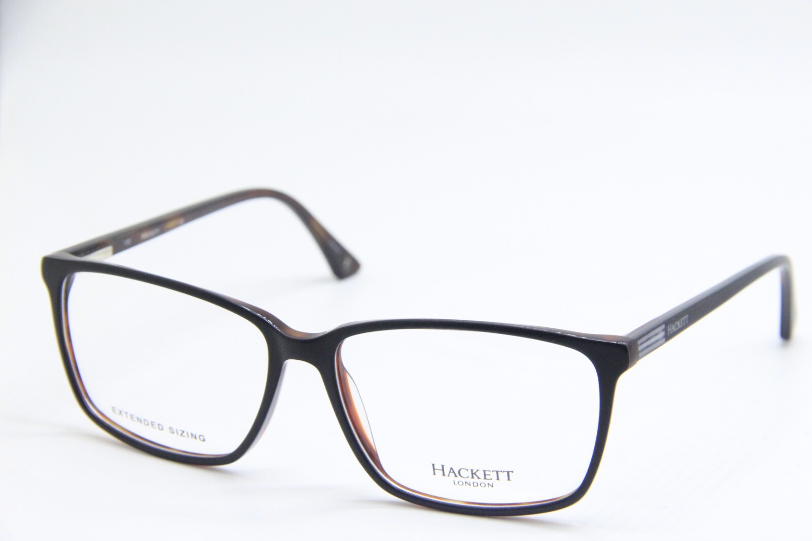 NEW HACKETT LONDON HEK 1201 002 BLACK HAVANA AUTHENTIC EYEGLASSES 59-15