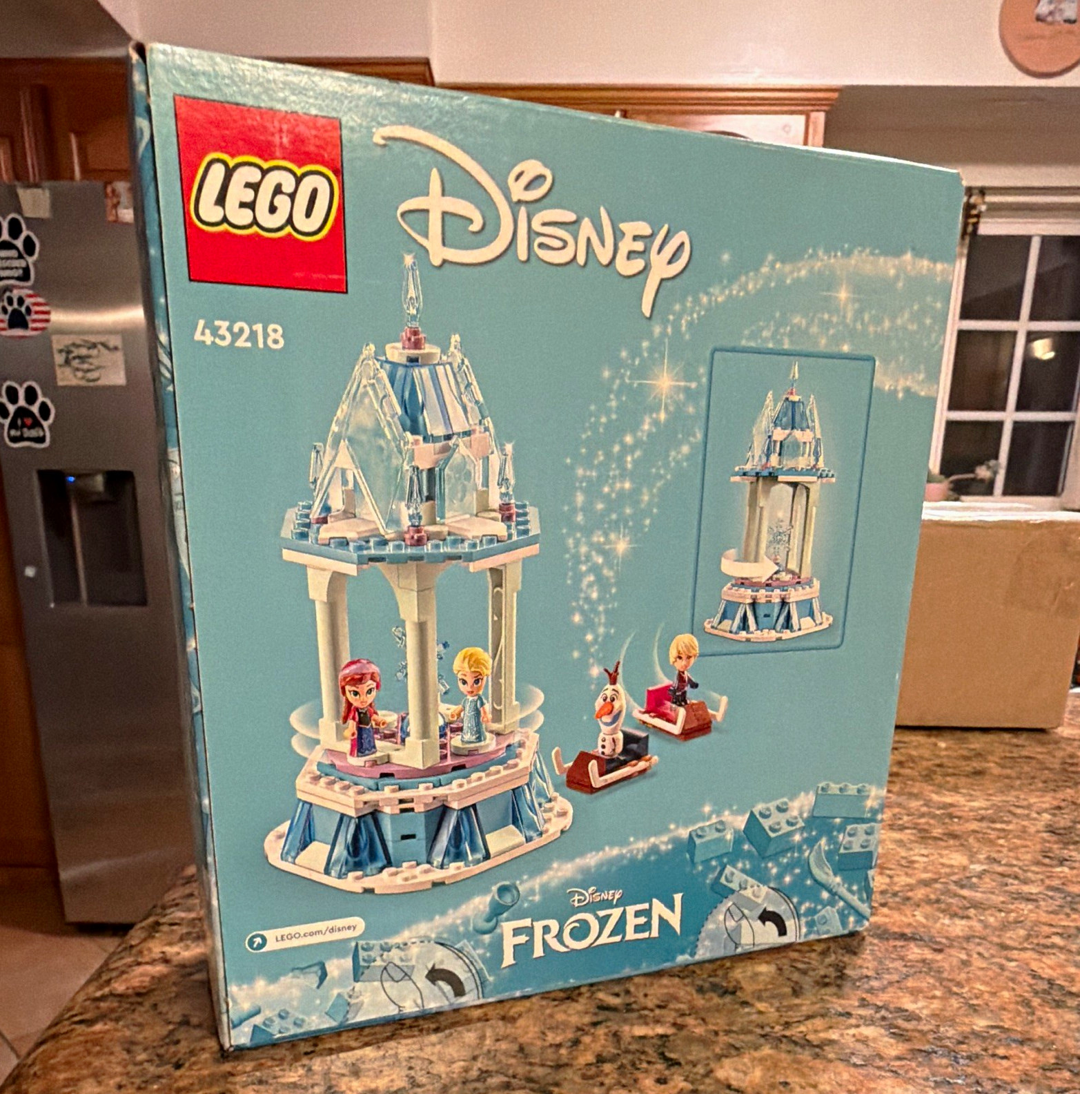 LEGO Disney Frozen 43218 Anna & Elsa's Magical Carousel 175 pcs 6+ Olaf