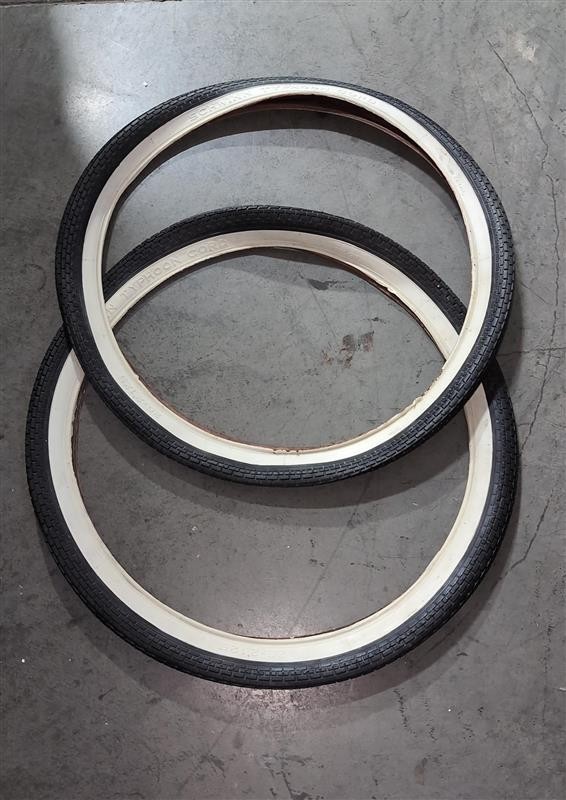 FOR PARTS Schwinn Approved Phantom 26x2125 Typhoon Cord Bicycle Whitewal