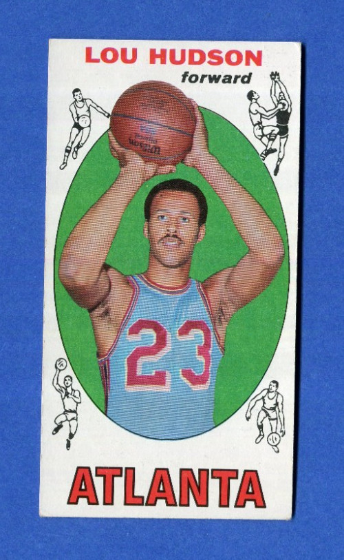 1969-70 Topps Basketball #65 LOU HUDSON (RC) - Atlanta Hawks - VG