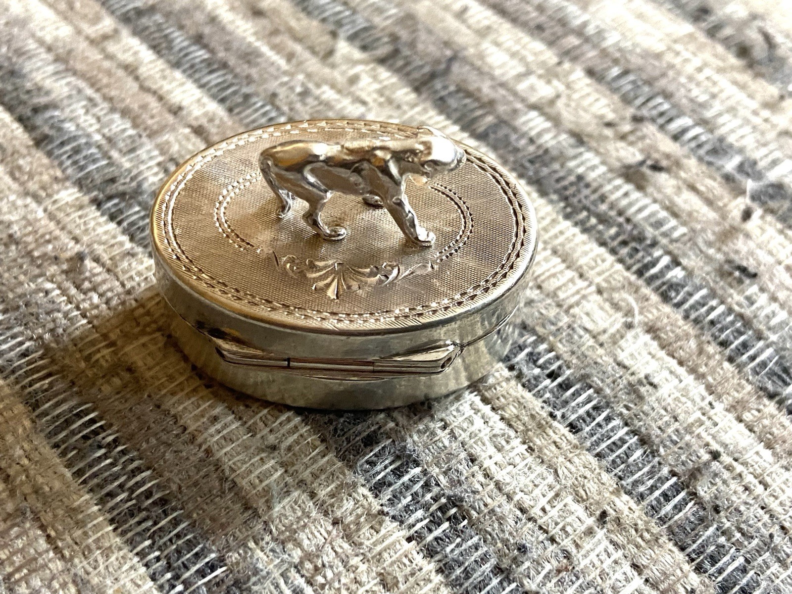 Vintage Tiffany&co Sterling Silver Pillbox
