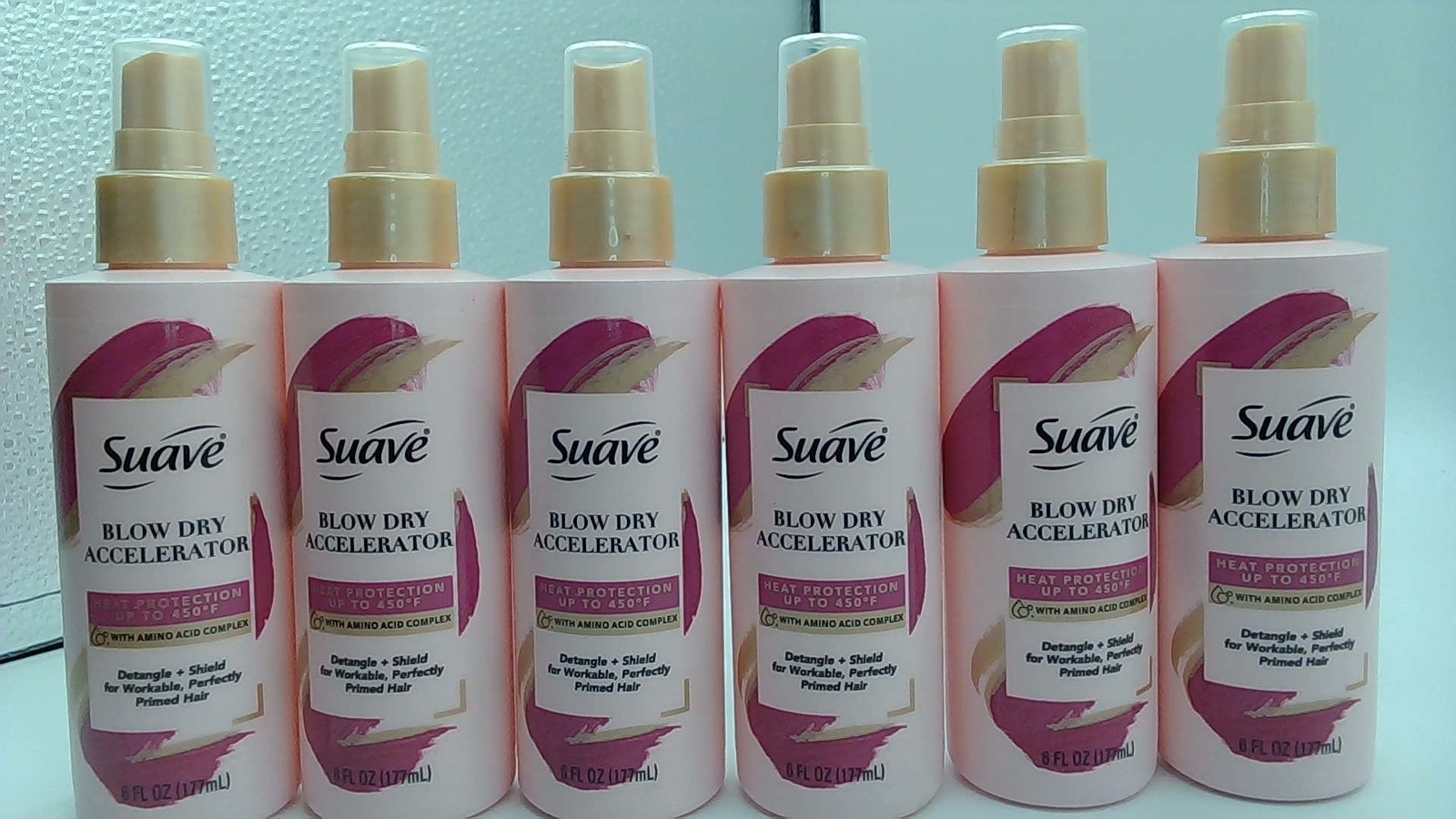 6 Suave Blow Dry Accelerator Heat Protectant Spray 6 Fl Oz
