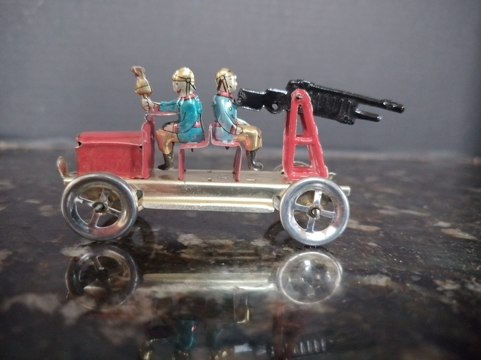Paya IBI Alicante Limited Edition Tin Toy Military Truck Gunner #0341 of 5000 