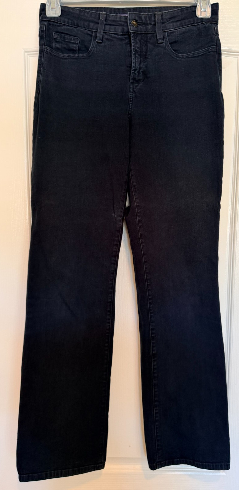 Not Your Daughter Jeans Womens 4 Barbara Boot Cut Black Wash NYDJ Denim.