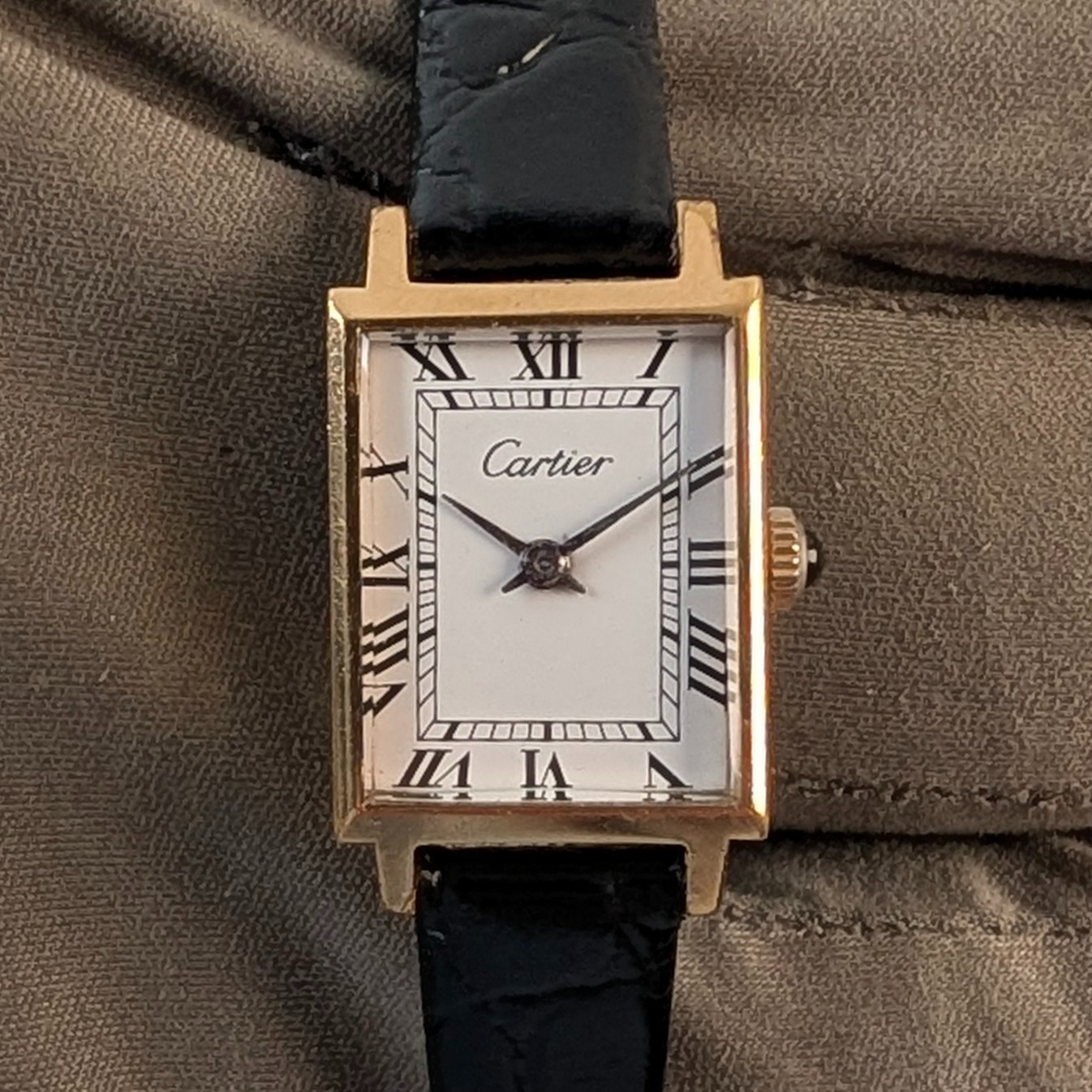 Cartier Vintage Cartier Ladies Tank Watch SERVICED Cartier Vintage Cartier Ladies Tank Watch SERVICED