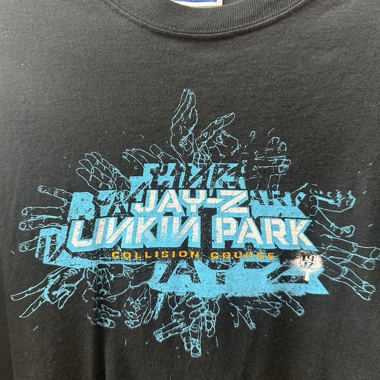 Vintage Linkin Park Jay-Z Collision Course T Shirt Y2K 2004 Rap Rock Tour Tee Vintage Linkin Park Jay-Z Collision Course T Shirt Y2K 2004 Rap Rock Tour Tee