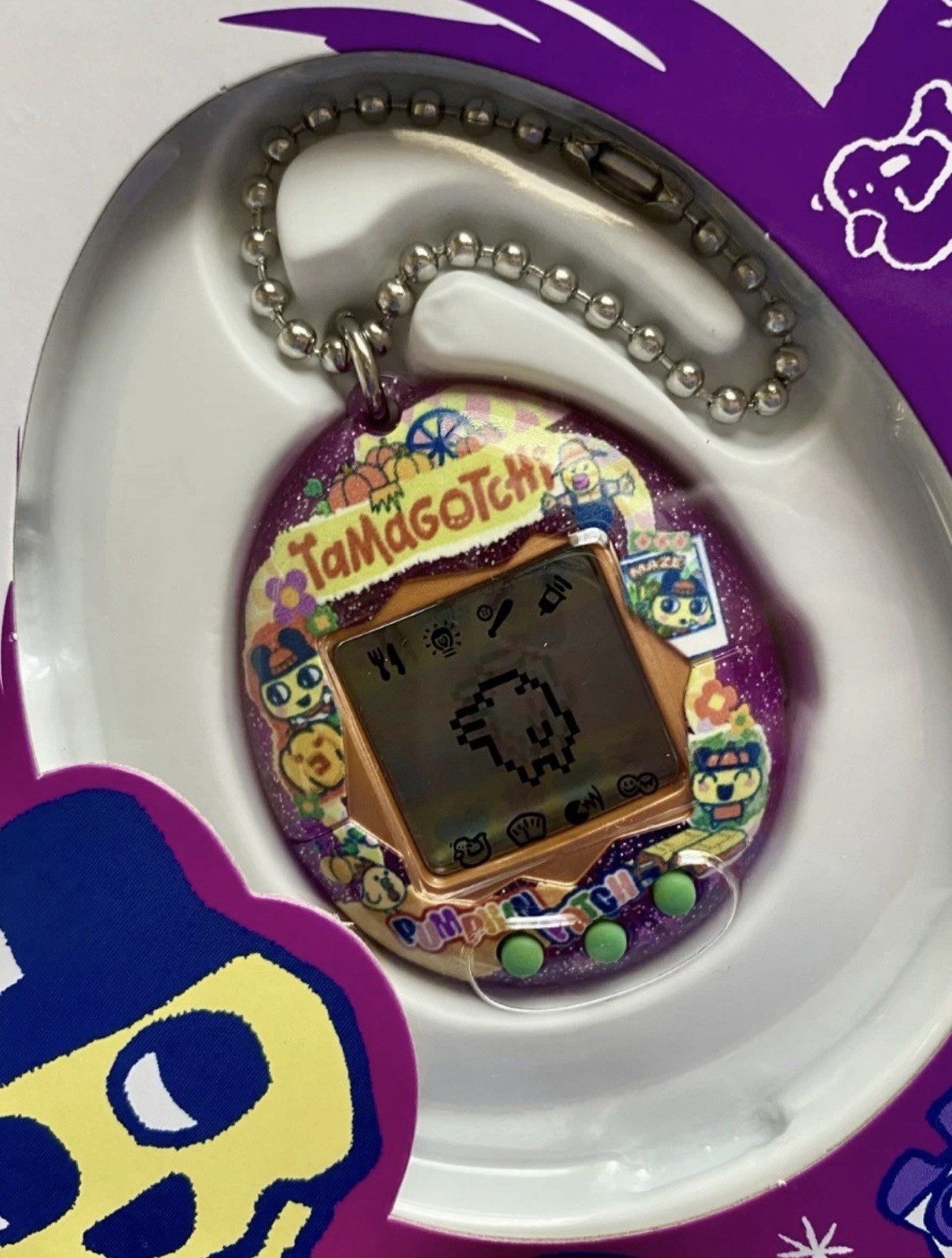 Tamagotchi Original Gen 1 Pumpkin Patch Chase Rare Limited Edition -New / Sealed
