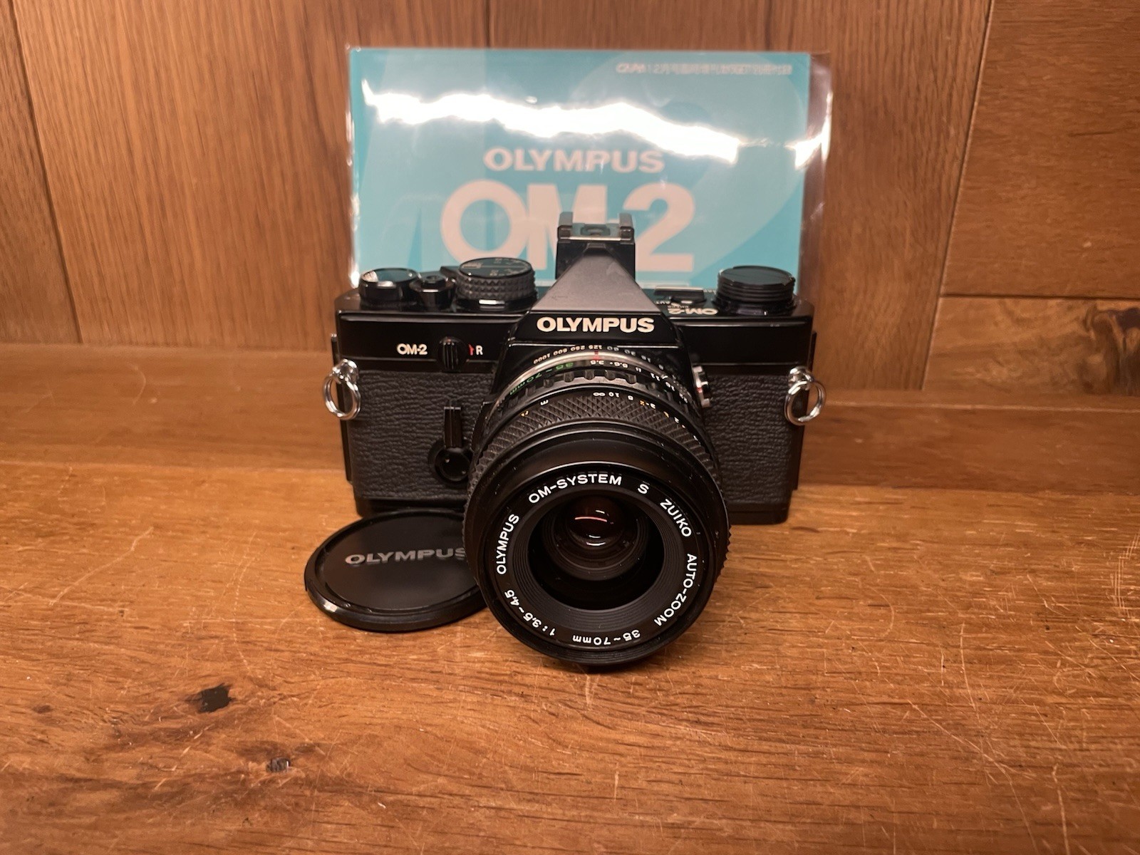 *CLA\'d : Near Mint ++* Olympus OM-2 Black Film Camera Zuiko Zoom 35-70mm Lens