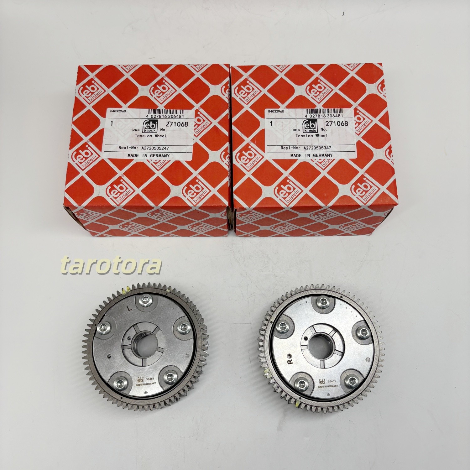 2x Febi Timing Camshaft Adjuster Intake for Mercedes-Benz GL450 ML350 R350 S550
