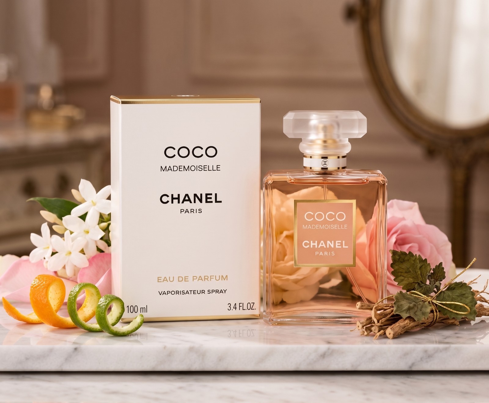 Coco Mademoiselle Eau De Parfume 3.4oz New Open Box Free