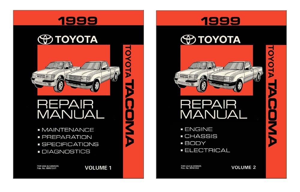 1999 Toyota Tacoma Factory Shop Service Manual 1999 Toyota Tacoma Factory Shop Service Manual