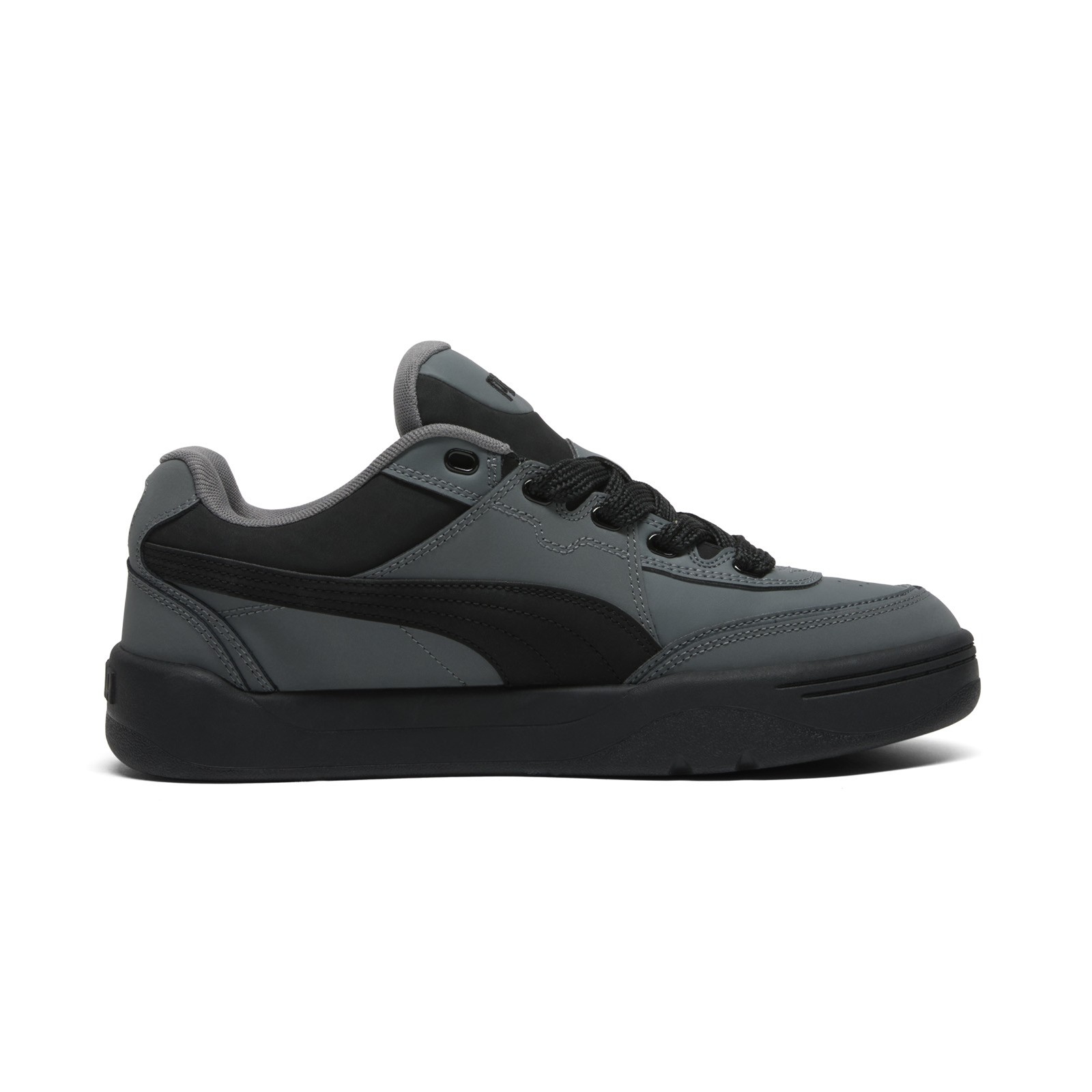Puma Park Lifestyle SK8 Buck 40268701 Mens Gray Nubuck Skate Sneakers Shoes