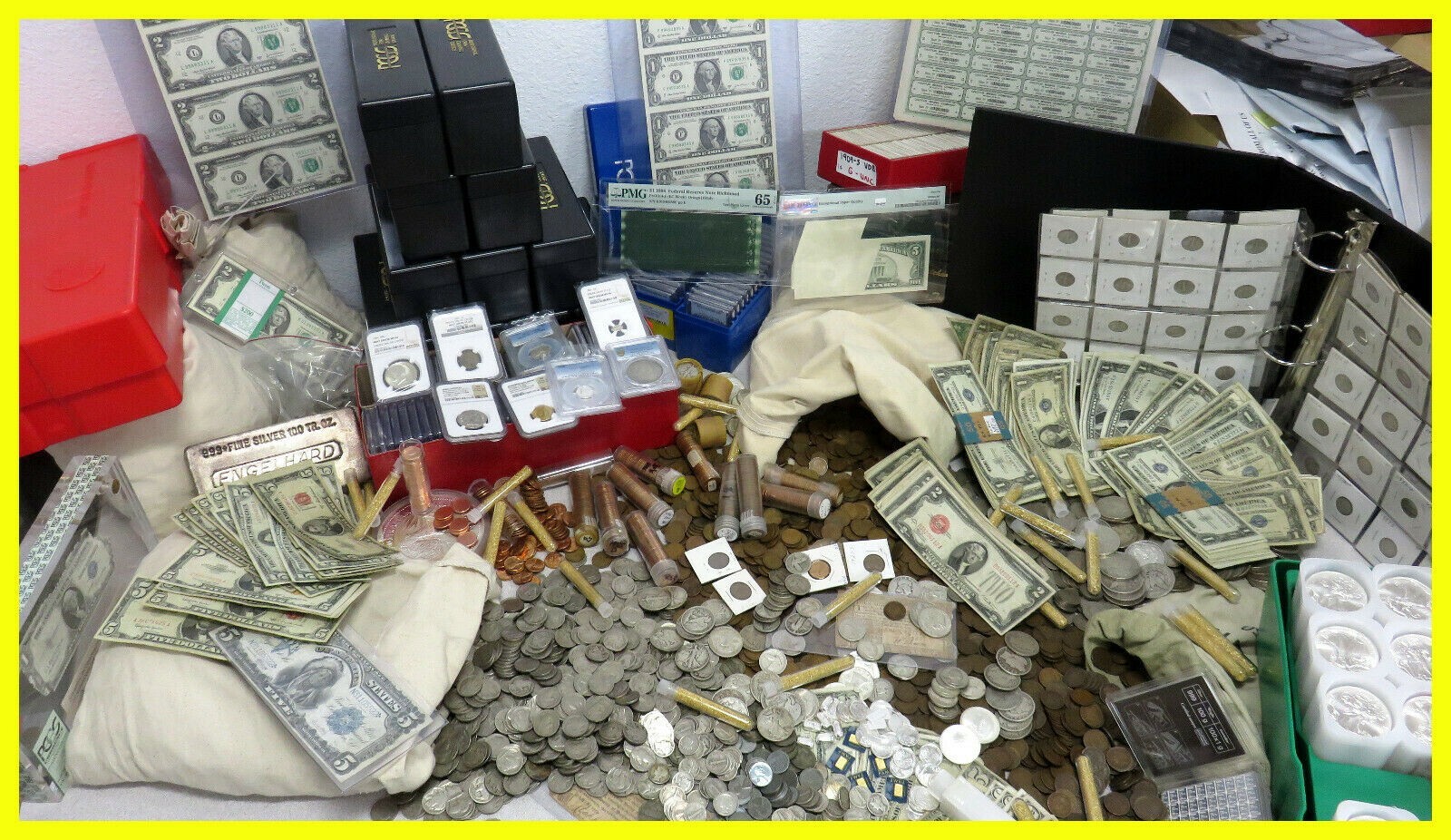 Old U.S. Estate Coin Lot~ Rare US Coins ~ Gold / Silver / Proof ~ BONUS