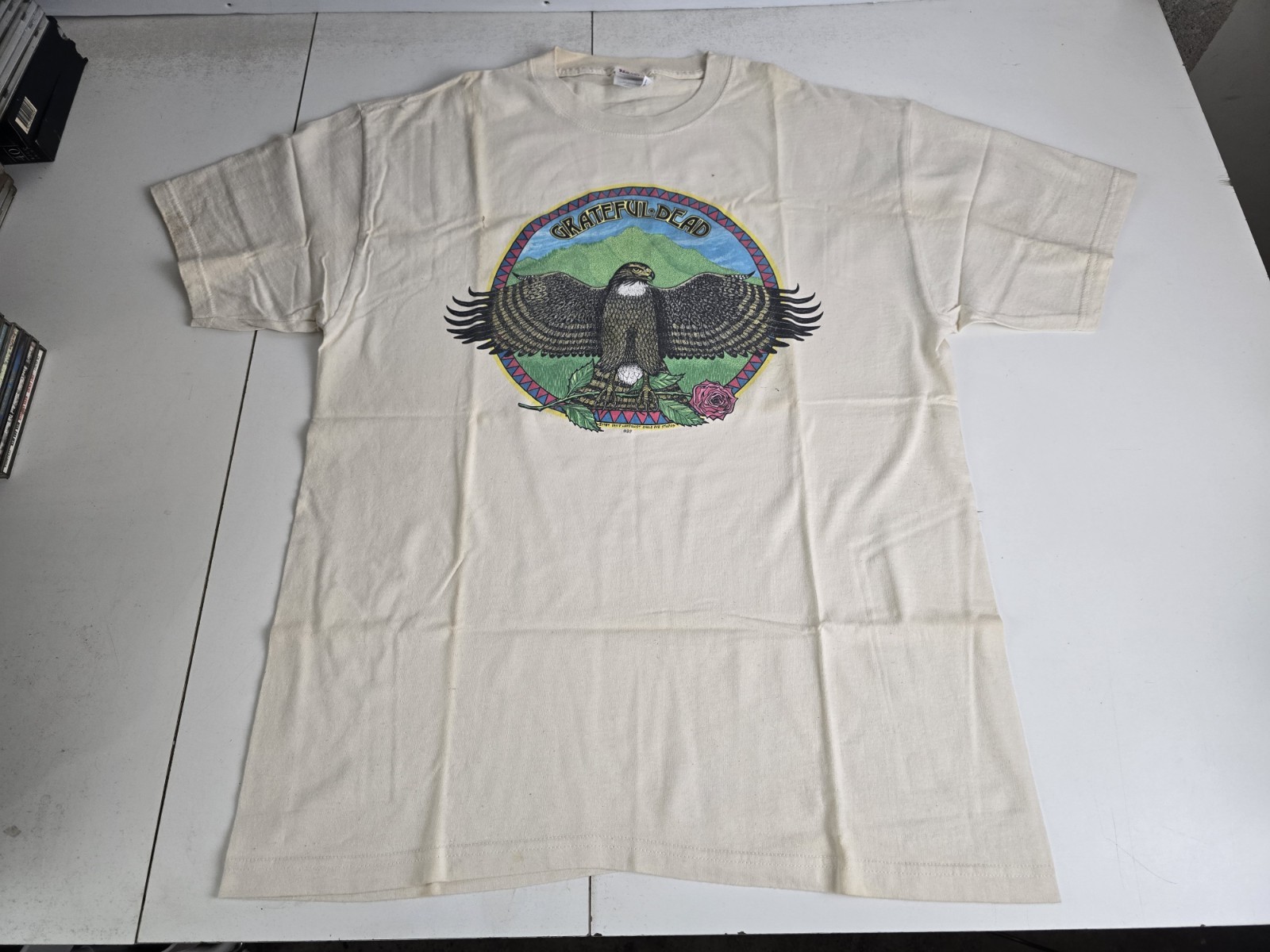 Vintage 1984 Grateful Dead Grateful Dead Lundquist Eagle Rose Mountain T  Shirt 