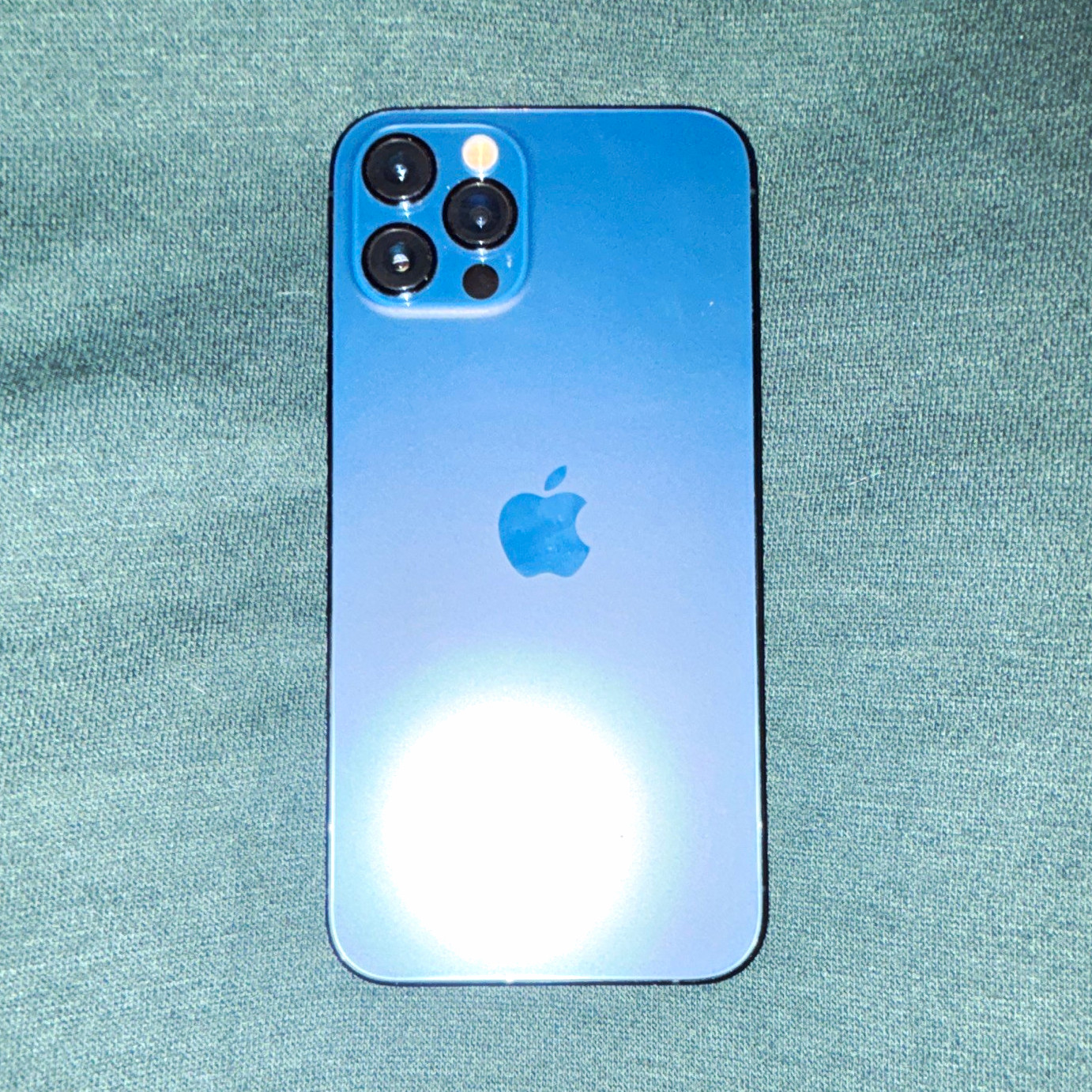 Apple iPhone 12 Pro Smartphone - Blue, Bar Style Mobile Phone with 4 phone cases
