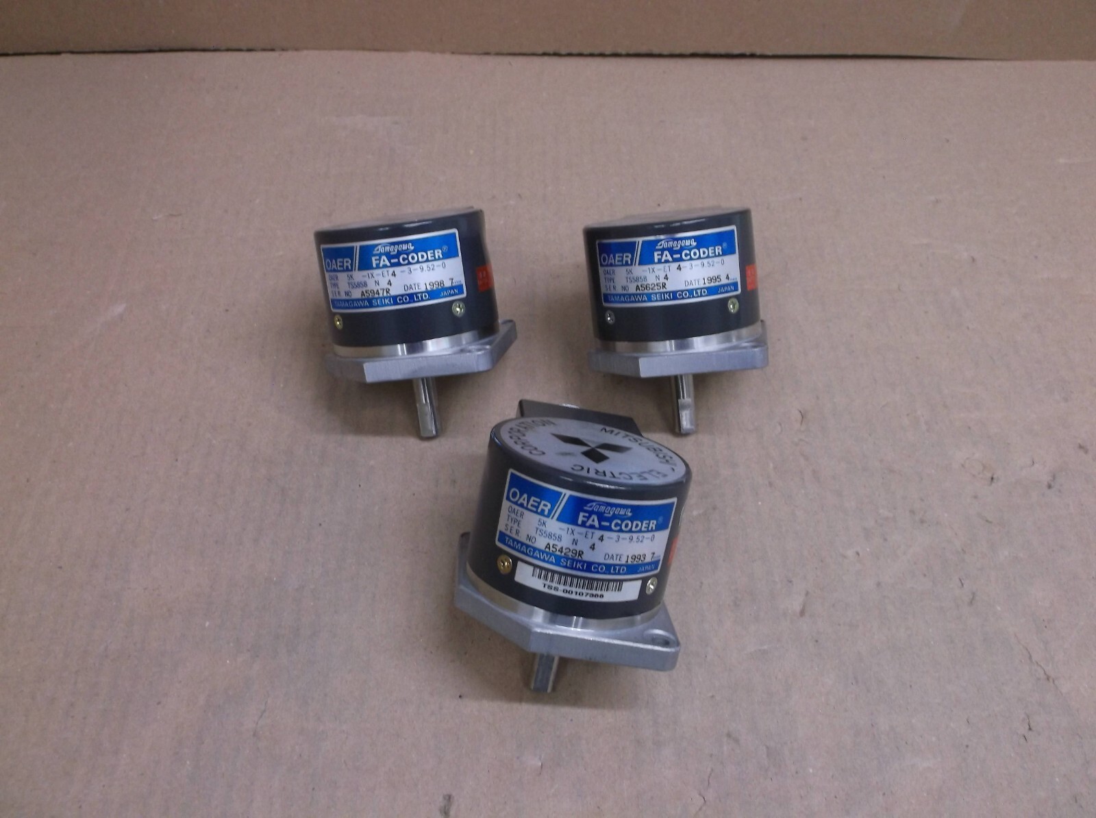 TS5858N4 Tamagawa NEW Rotary Encoder TS5858 Mitsubishi OAER 5KH-1X-ET4-3-9.52-0