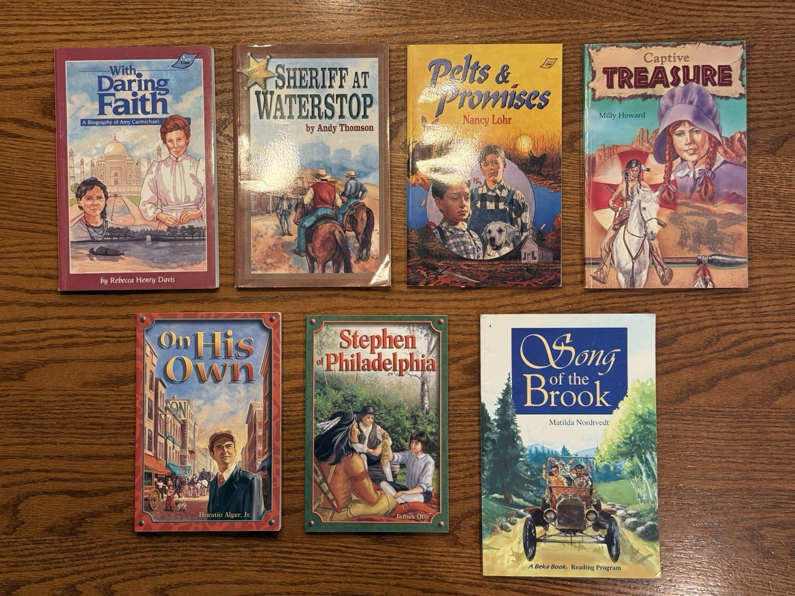 Historical Fiction - 7 Readers - Abeka and BJU Press (All Titles in Description)