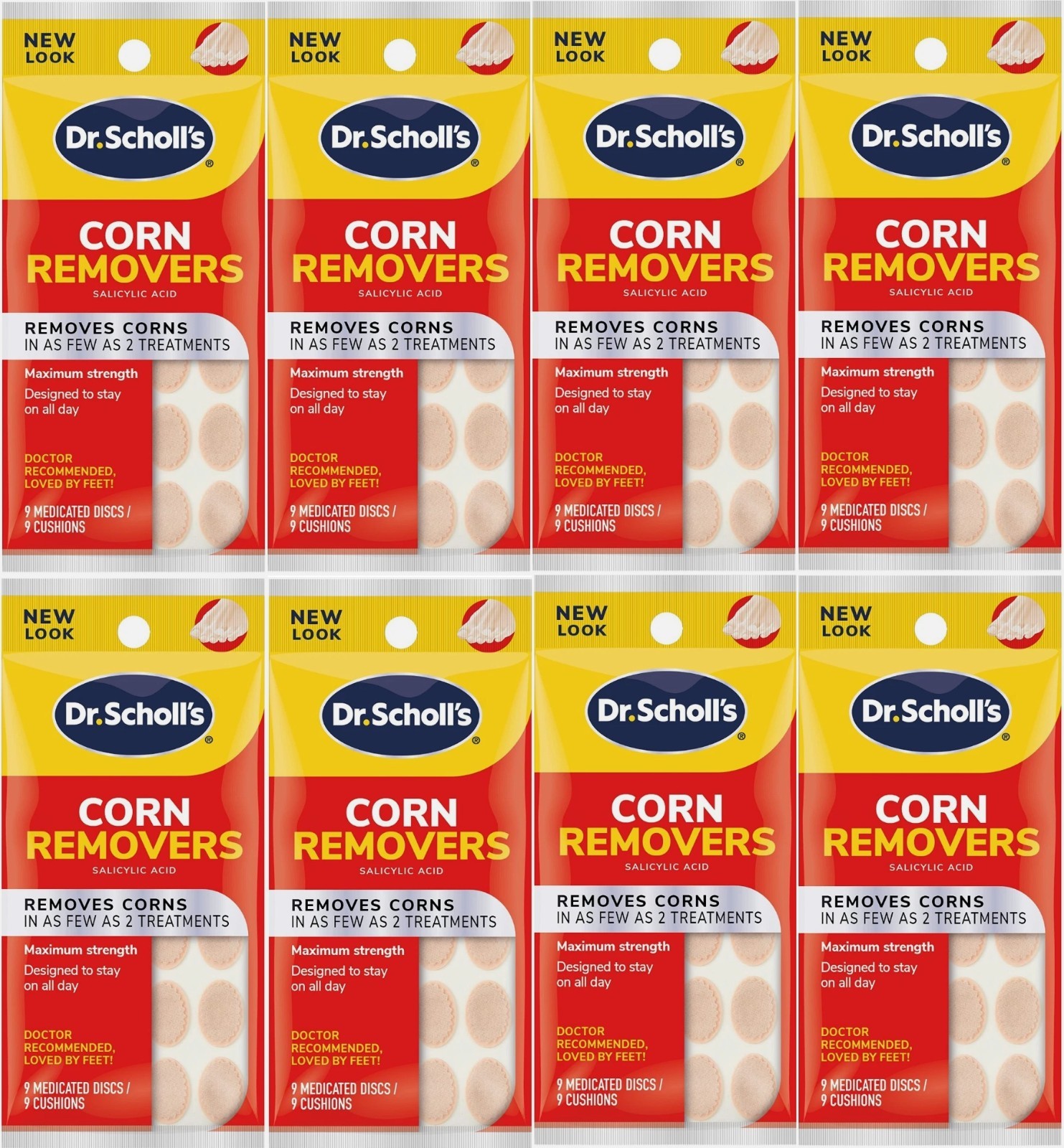 72 Dr. Scholl\'s Corn Removers Salicylic Acid Maximum Strength 72 Cushions Total 72 Dr. Scholl\'s Corn Removers Salicylic Acid Maximum Strength 72 Cushions Total