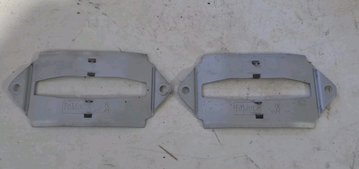 Pair Of 1965-1967 Mustang Fastback Convert GT Shelby DISC BRAKE CALIPER SHIELDs Pair Of 1965-1967 Mustang Fastback Convert GT Shelby DISC BRAKE CALIPER SHIELDs
