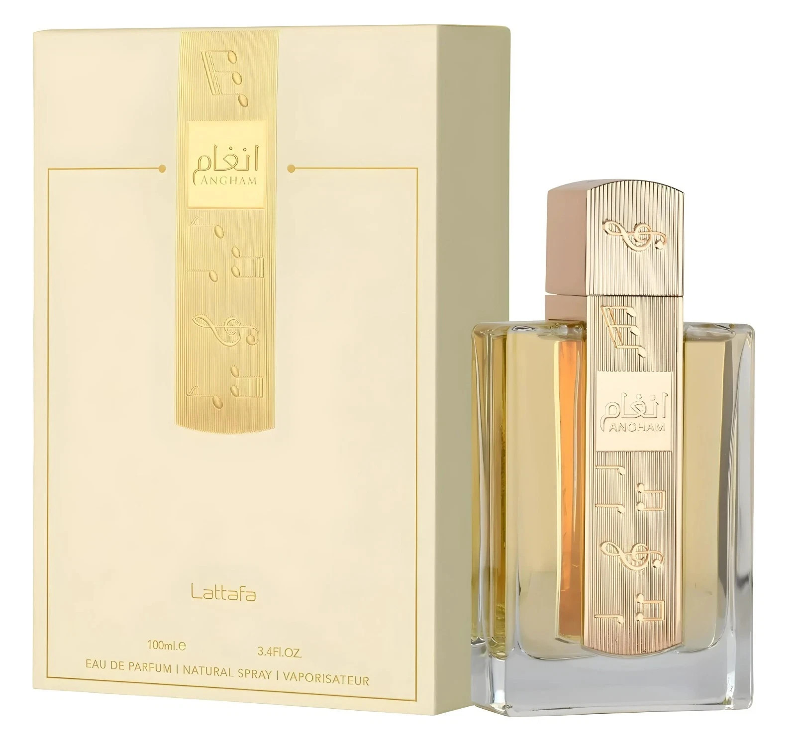 Lattafa  Angham Eau de Parfum Spray, 3.4 oz for unisex