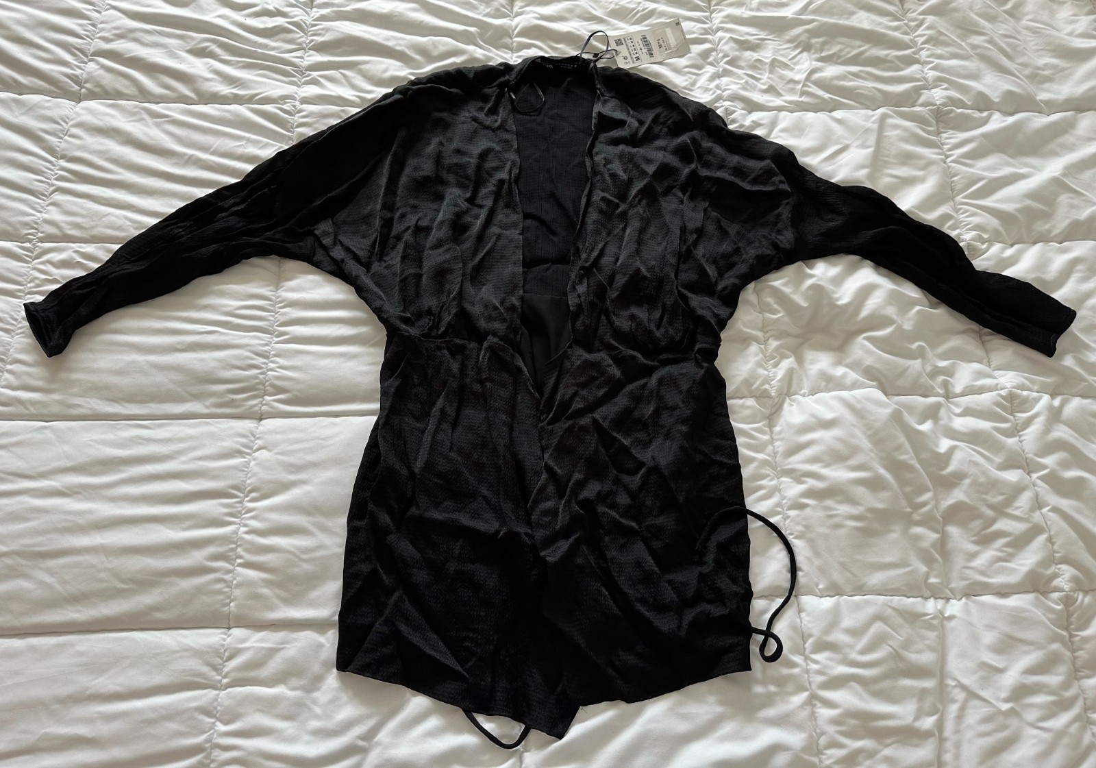 KIMONO BLACK ZARA SIZE M MEDIUM - BRAND NEW
