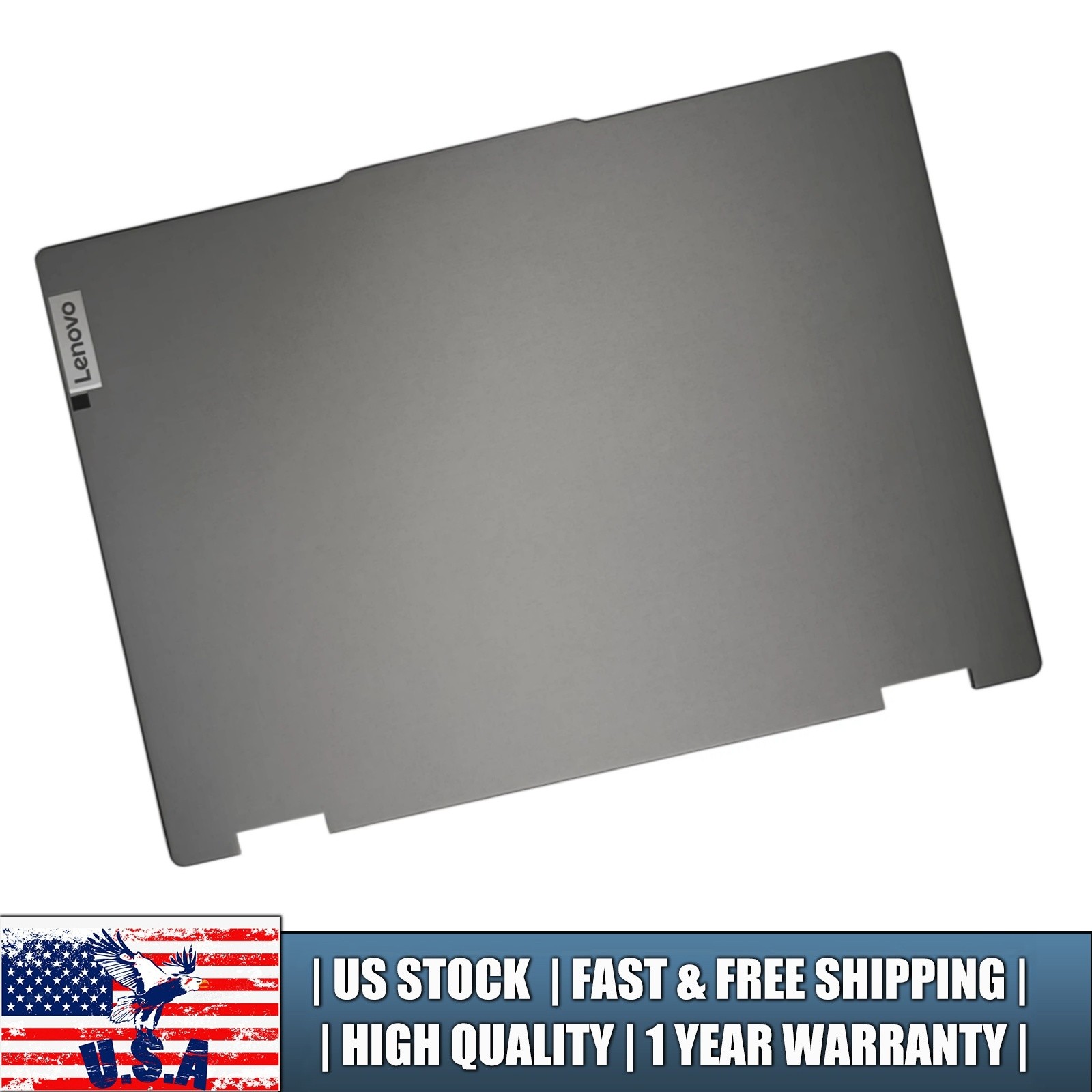 New 16\'\' IPS Lcd Back Cover For Lenovo Ideapad 5 2-in-1 16AHP9 16IRU9 Grey US