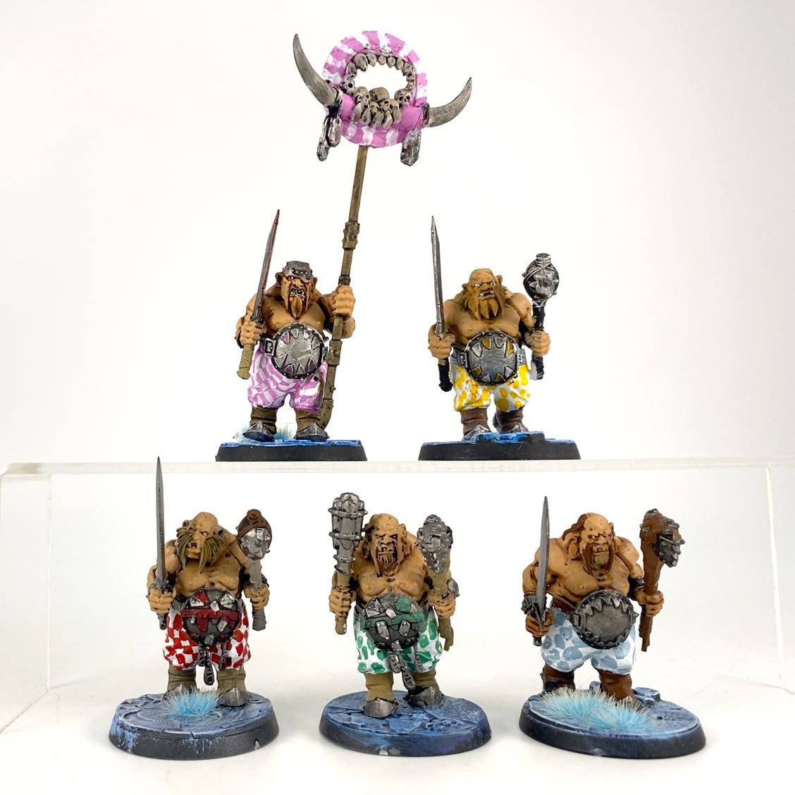 x5 Gluttons (Ancient) Plastic Warhammer AOS P-00VE2 Figurines