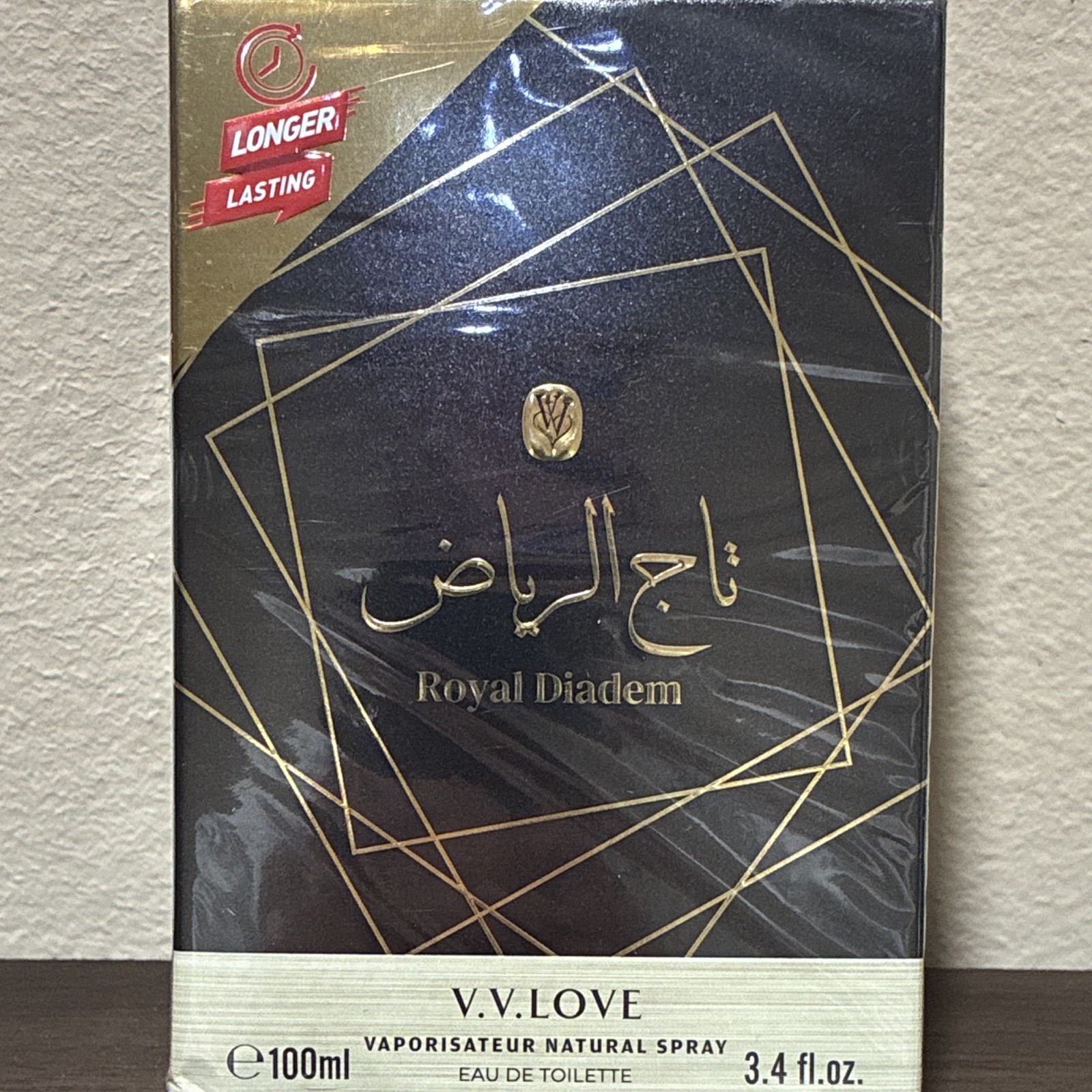 V.V.LOVE Royal Diadem Eau de Toilette Spray 3.4 fl oz Longer Lasting