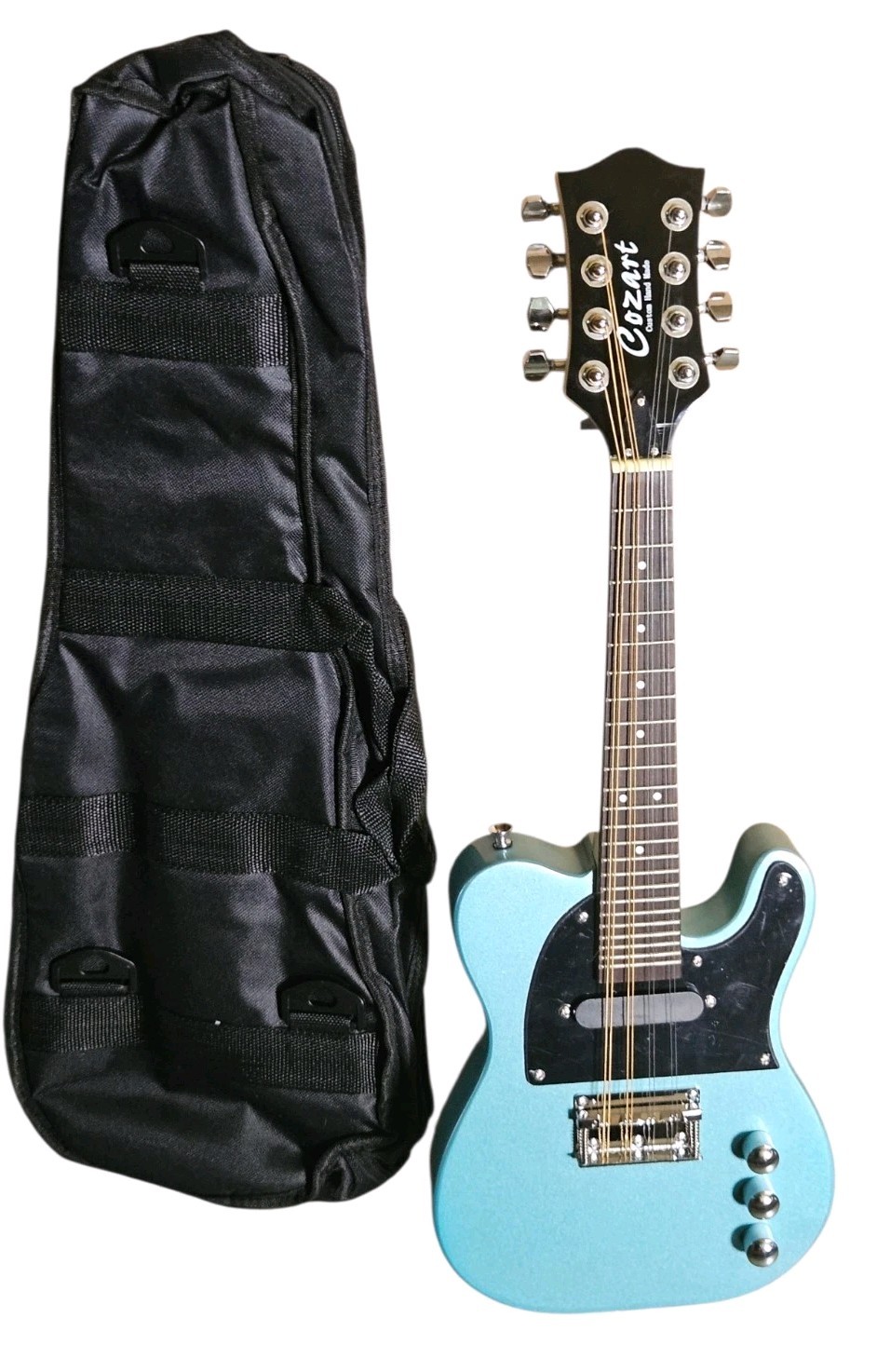 ELECTRIC MANDOLIN-SOLID NEW T-STYLE PELHAM BLUE MANDO-CASTER