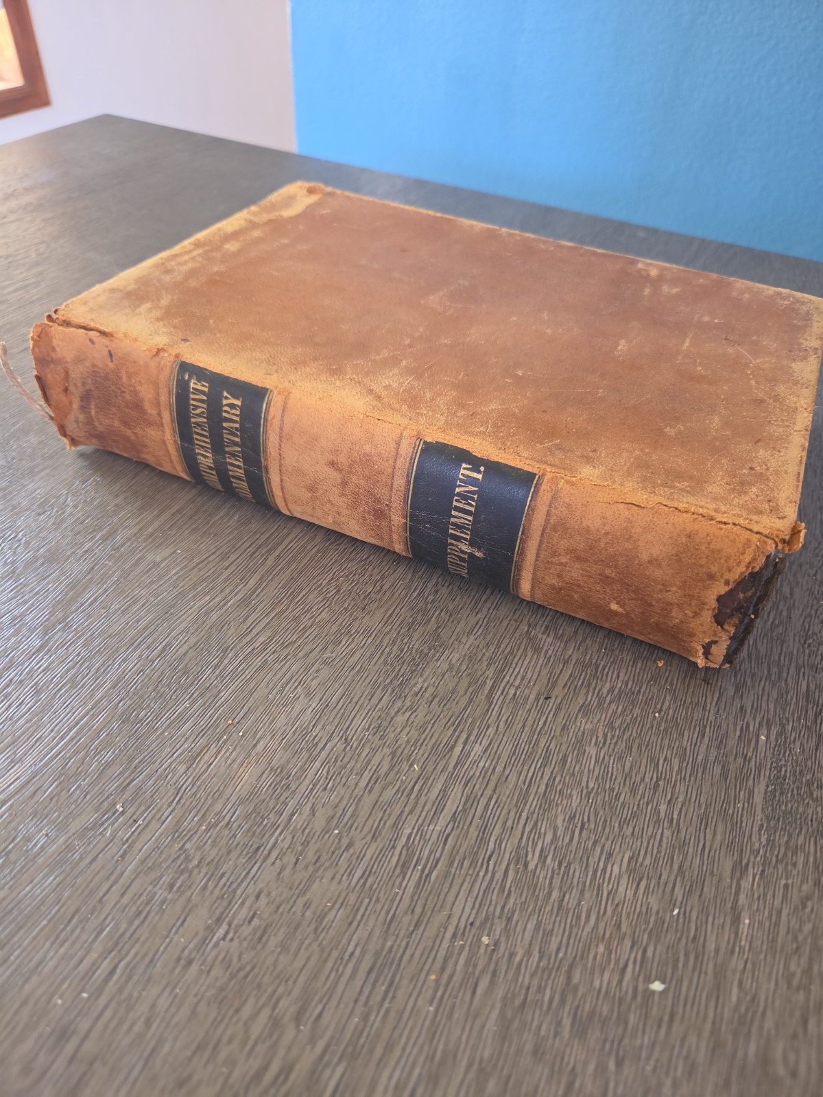 Antique 1858 Vintage Comprehensive Commentary Supplement