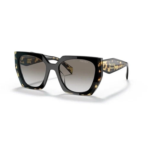 PRADA PR 15WS 3890A7 Black Medium Tortoise Grey Gradient 54mm Women\'s Sunglasses