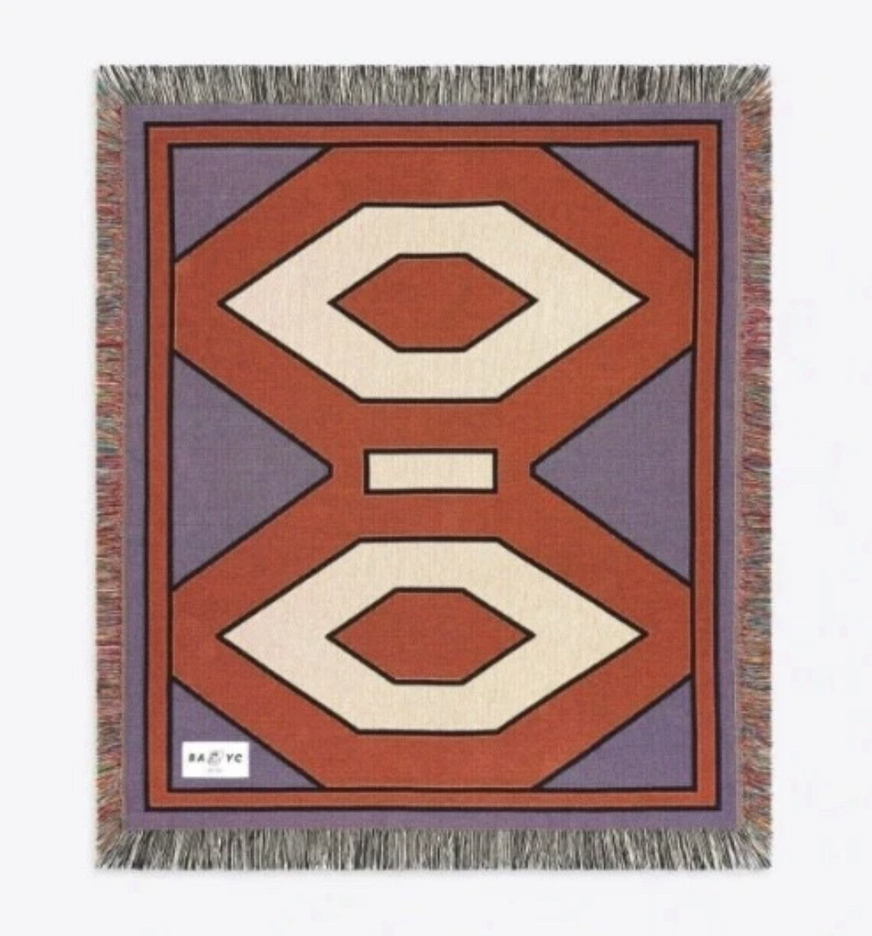 Official BAYC Woven Throw Blanket Geometric Design New Factory Sealed Bored Ape