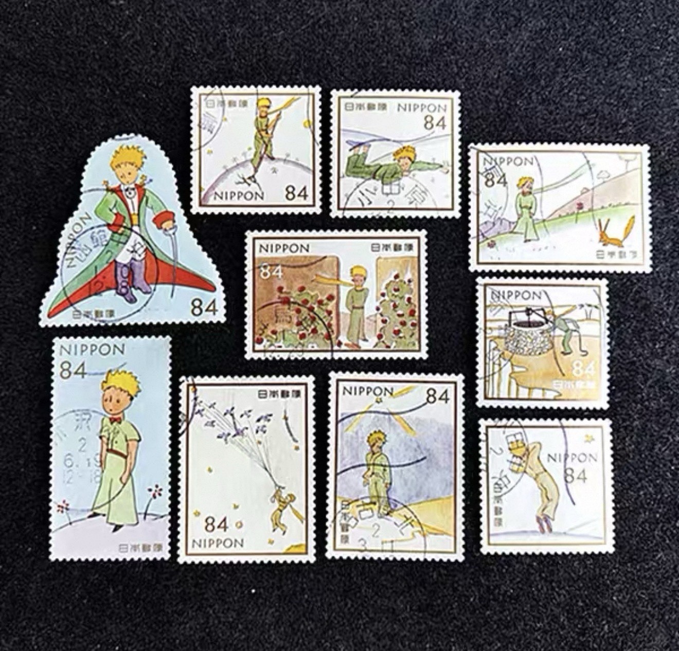 HDDM30 Stamp Japan 2019 La Petit The Little Prince 84Y Complete Used Set of 10 HDDM30 Stamp Japan 2019 La Petit The Little Prince 84Y Complete Used Set of 10