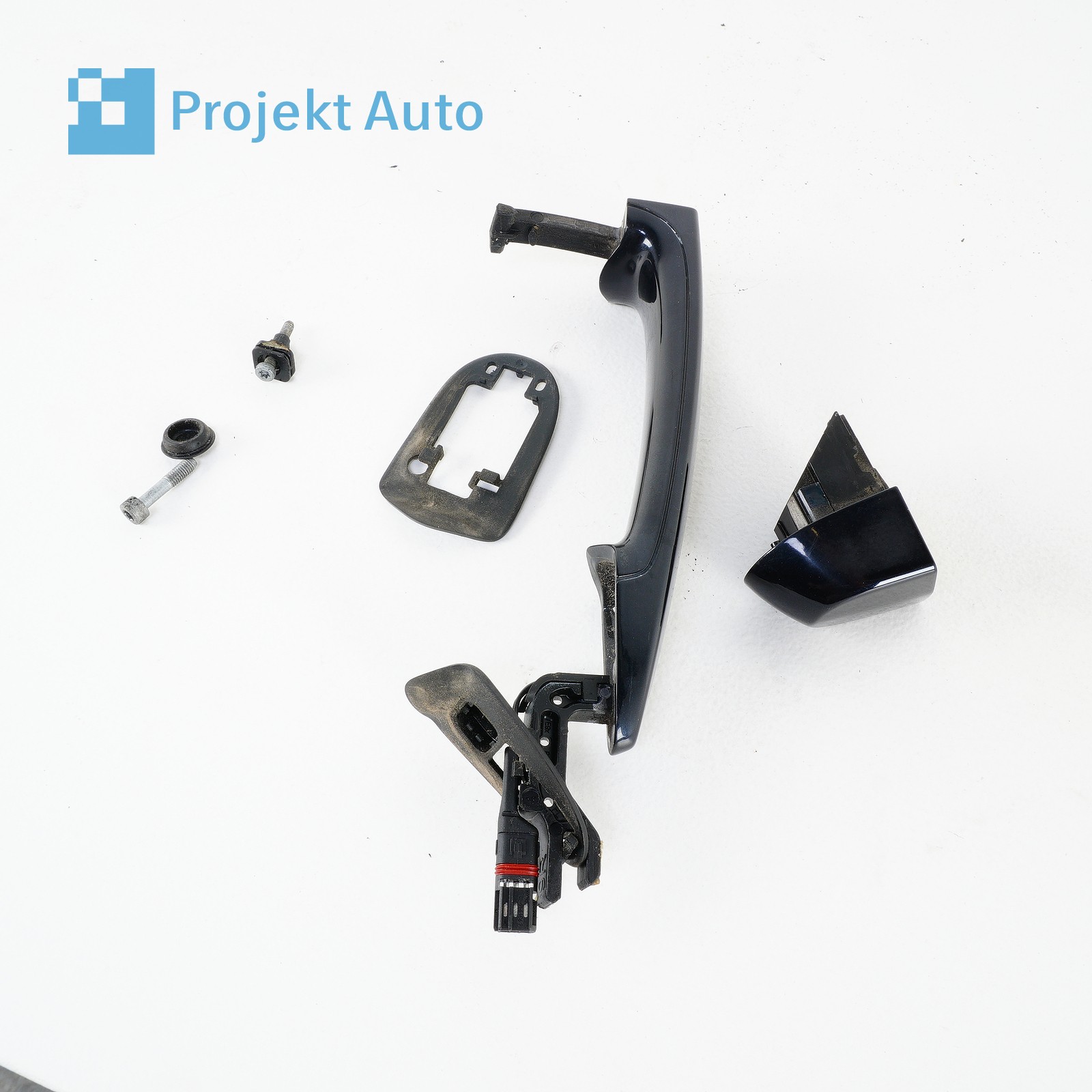 05-15 OEM BMW Front Right Door Handle Comfort Access Carbon Black 416 X5 X6