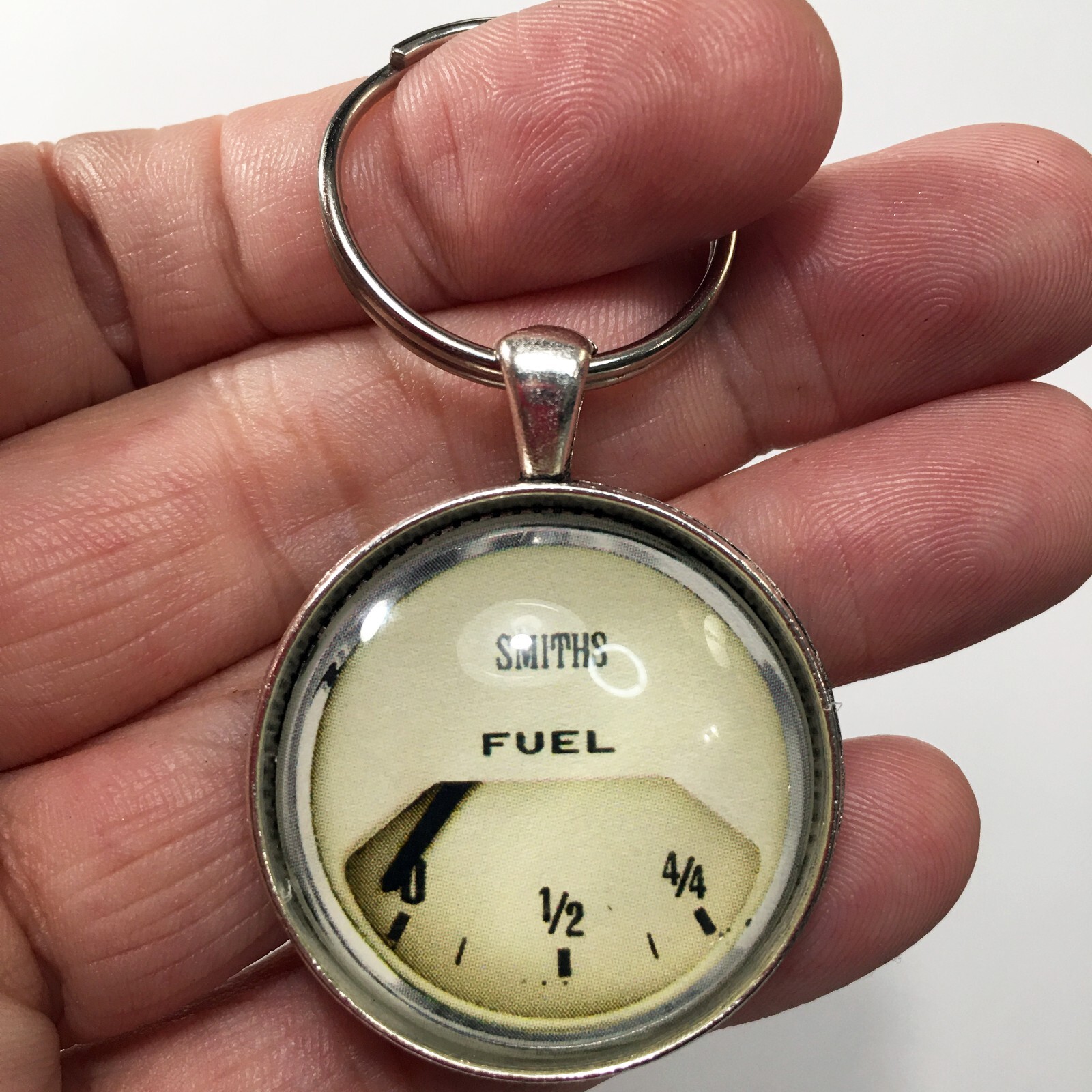 Vintage Smiths Fuel Gauge Keychain