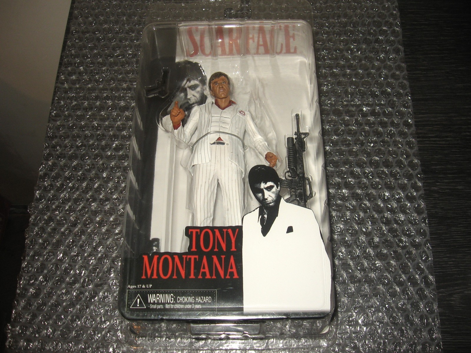 Rare Scarface Neca Tony Montana White Suit 7\ Rare Scarface Neca Tony Montana White Suit 7\