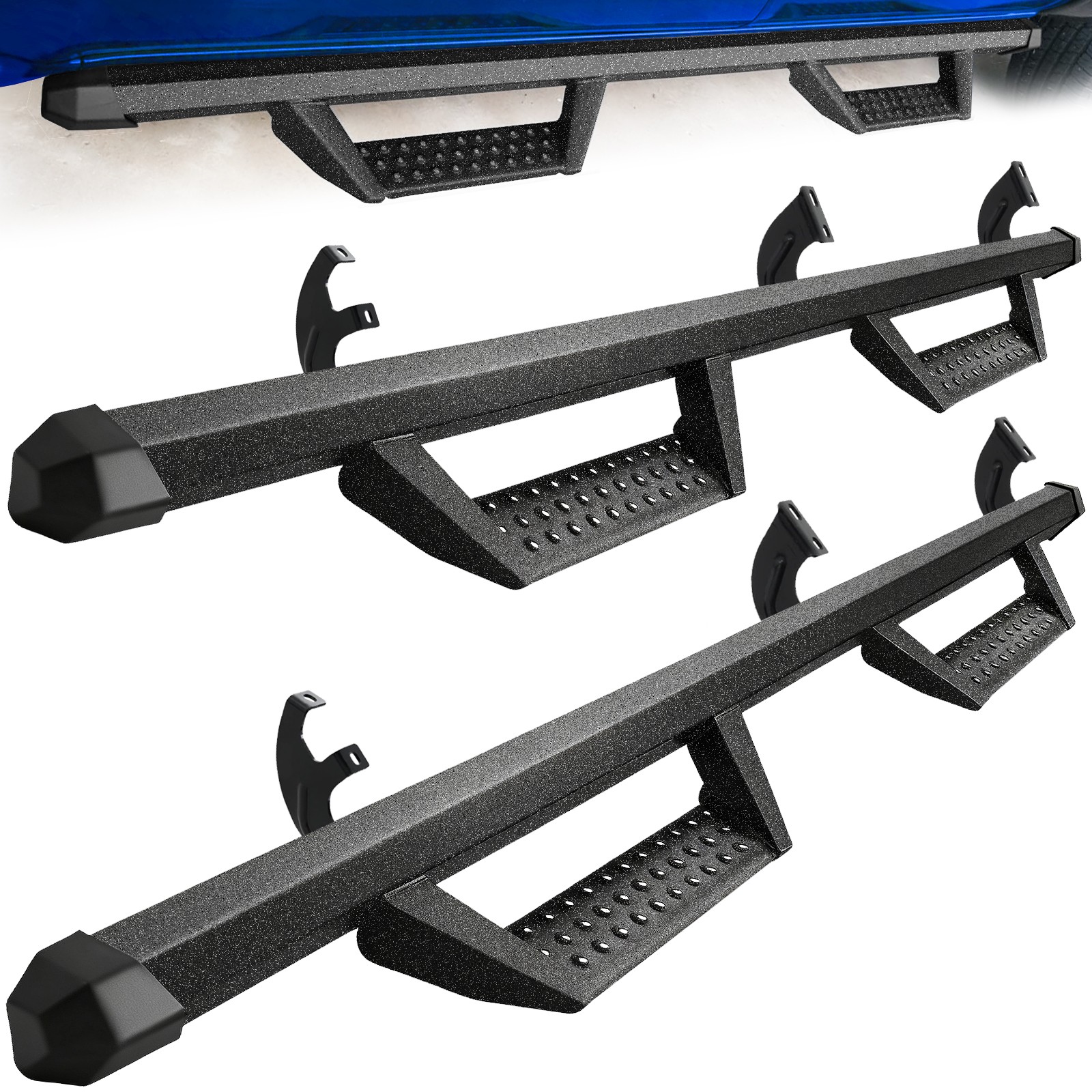 For 2010-2024 Toyota 4Runner Side Step 4 inch Nerf Bar Drop Step Running Board
