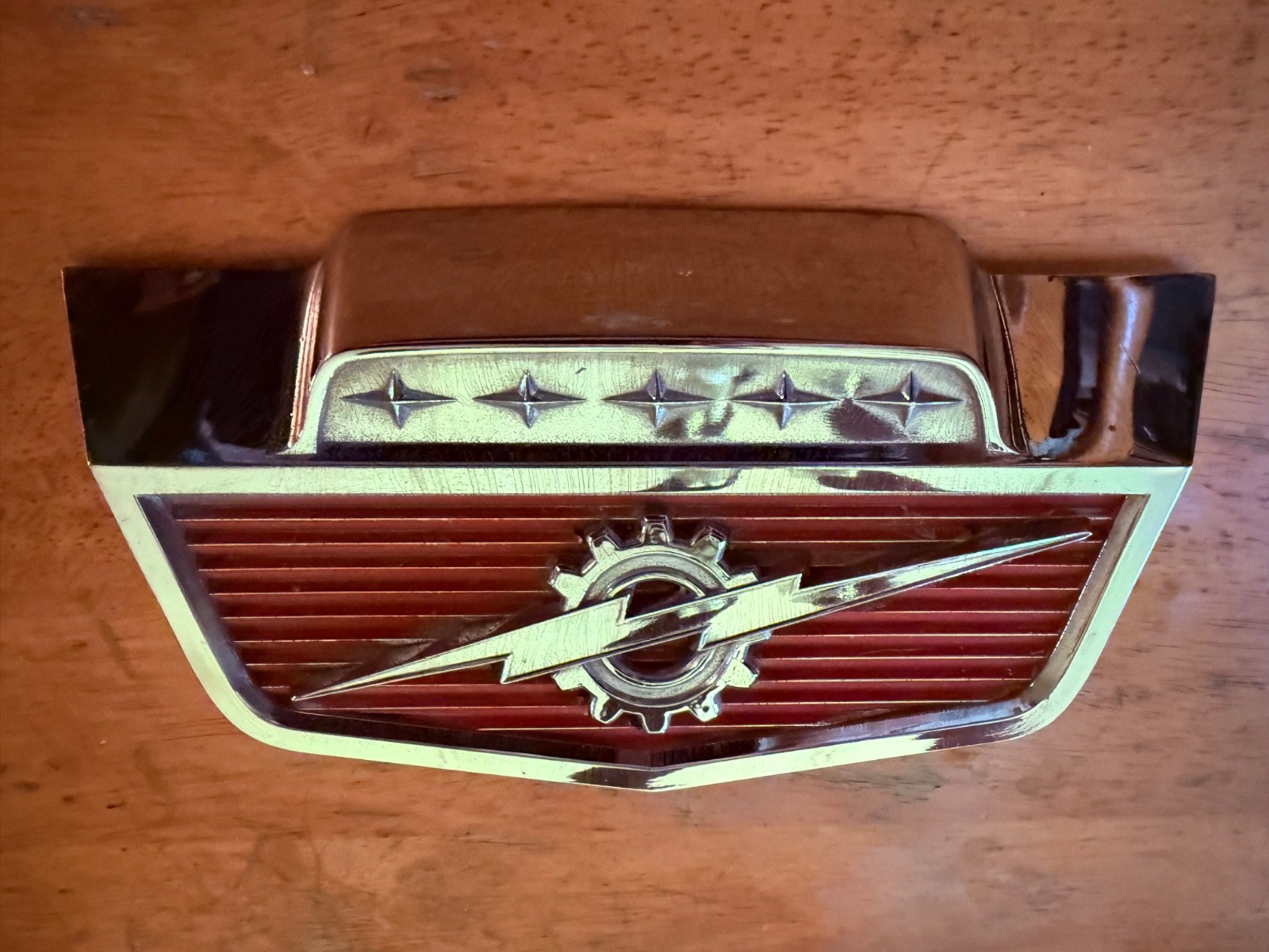 Vtg 1961-1966 Ford Pickup Truck F100 Hood Emblem  Lightning C1TB-16607-B