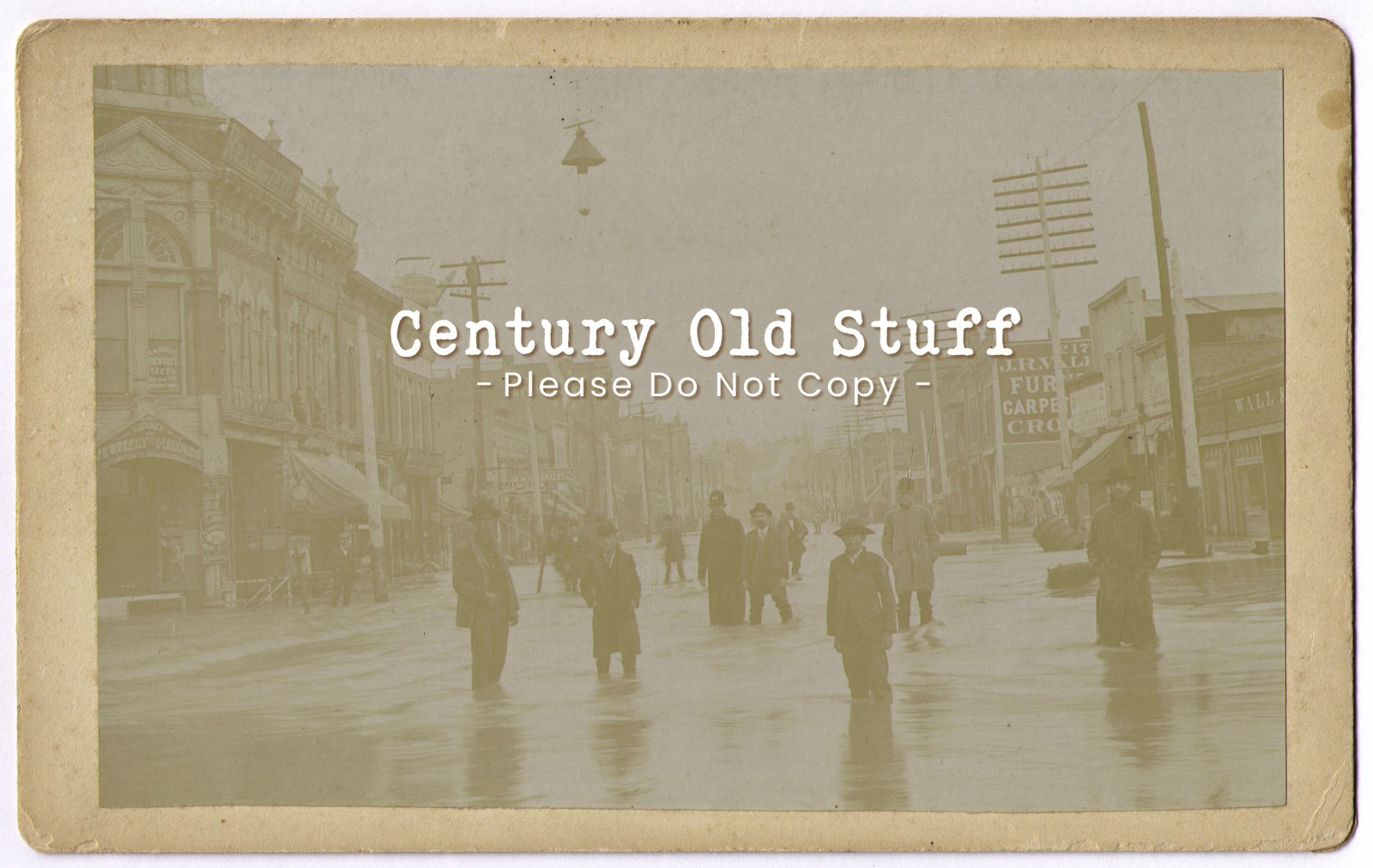 Pueblo, CO - 1880s Photo, Flooding on S. Union at D Street, W.L. Williams