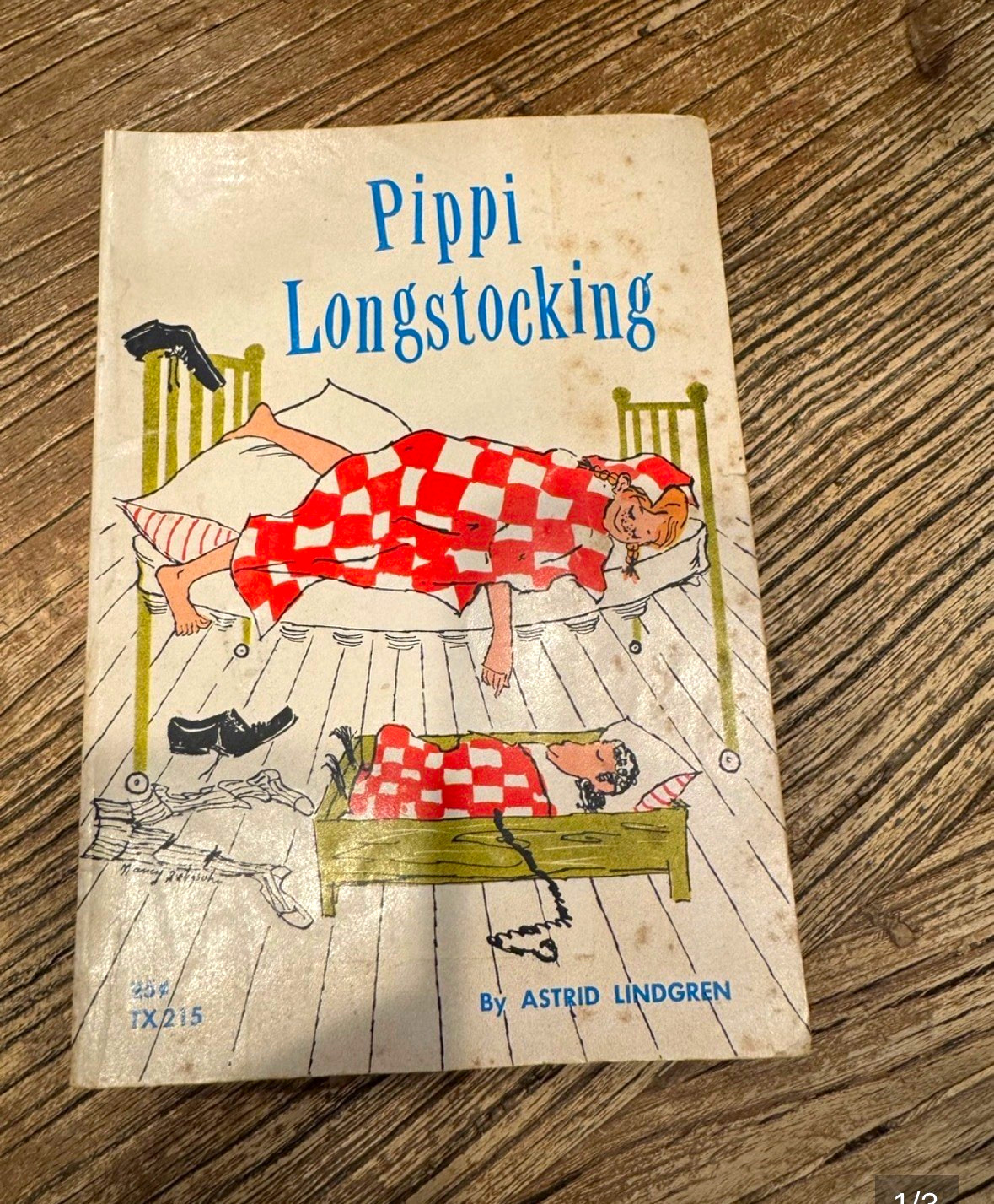 Pippi Longstocking by Astrid Lindgren Illustrated Paperback 4th Printing 1962 Pippi Longstocking by Astrid Lindgren Illustrated Paperback 4th Printing 1962