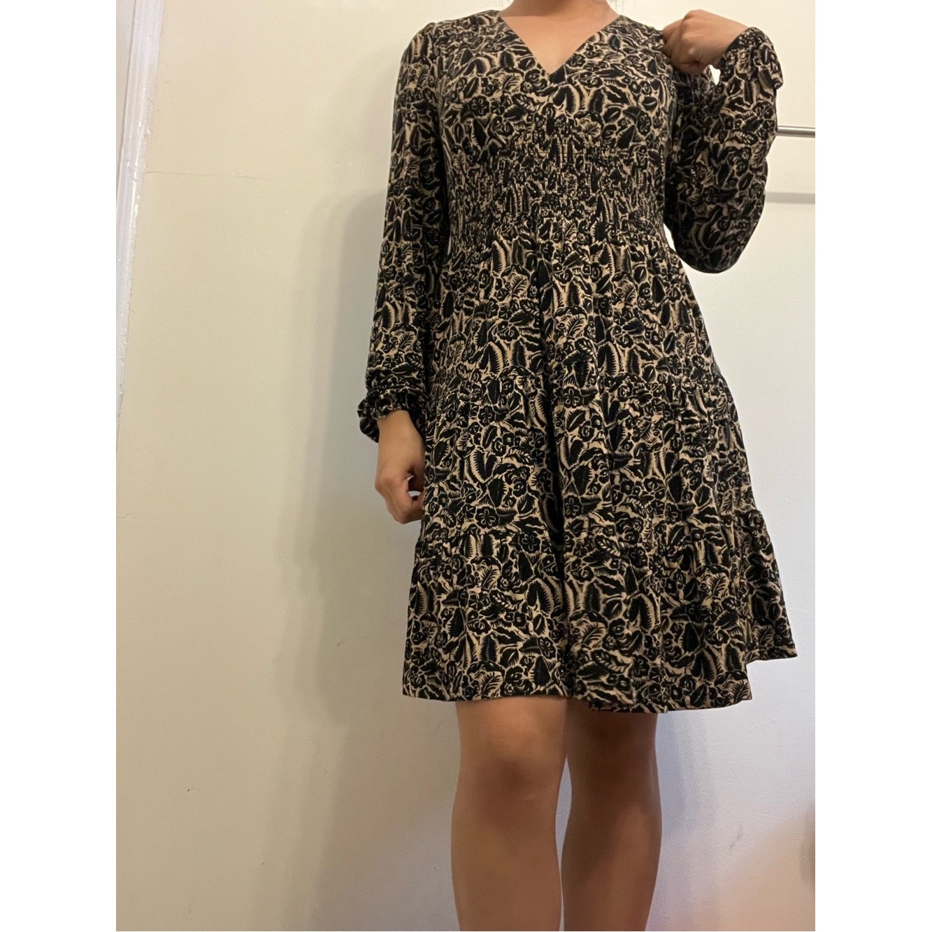 AG26 Boden Tiered Jersey Mini Dress