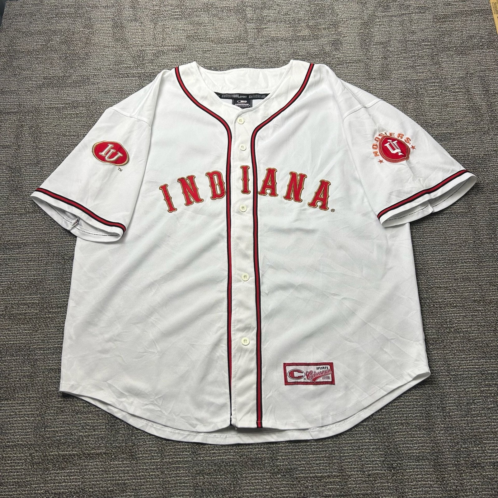 Vintage 2000s Indiana Hoosiers Colosseum Jersey - Size XXL