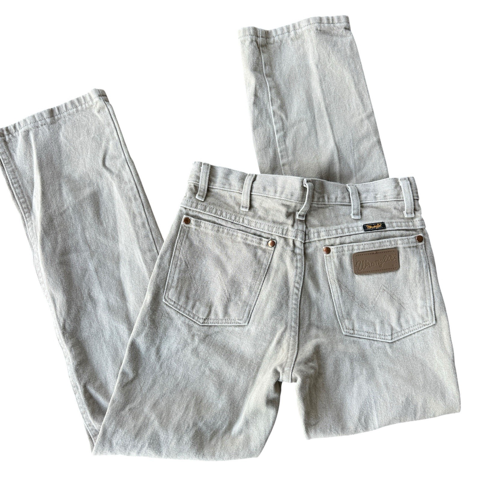 Wrangler Cowboy Cut Men’s Beige Denim Jeans 936Tan Regular Fit Sz 28x30 Western Wrangler Cowboy Cut Men’s Beige Denim Jeans 936Tan Regular Fit Sz 28x30 Western
