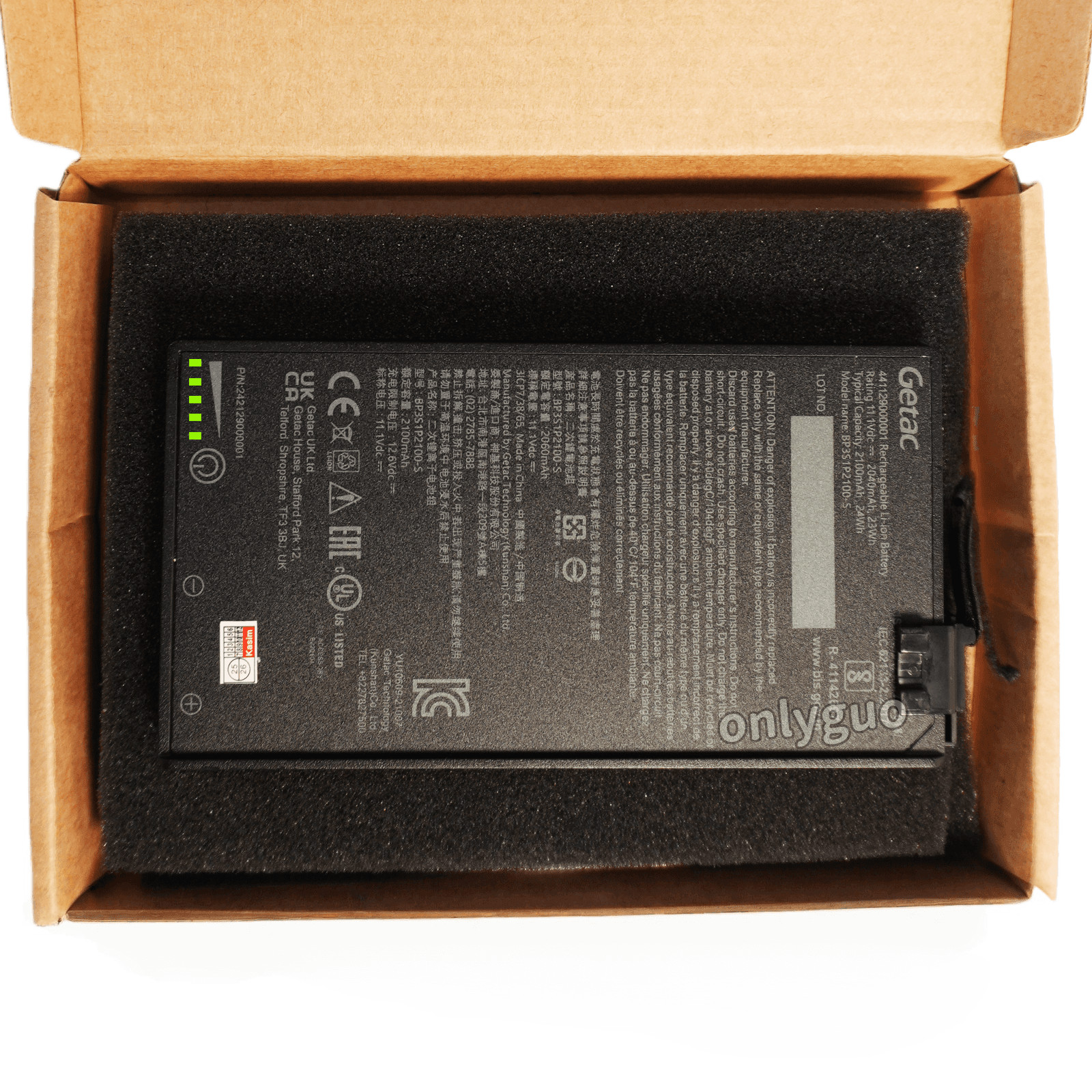 New Genuine BP3S1P2100 BP3S1P2100-S Battery for Getac V110 V110C 441129000001